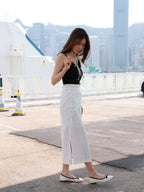 Chiffon Tied Maxi Skirt