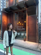 Wool 50% Oversized Cardigan