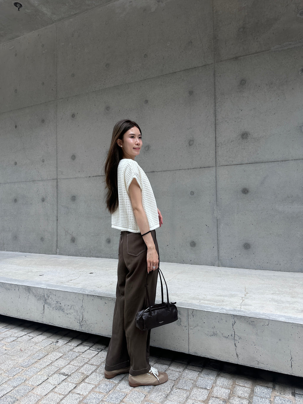 Chiffon Lined Straight Leg Pants
