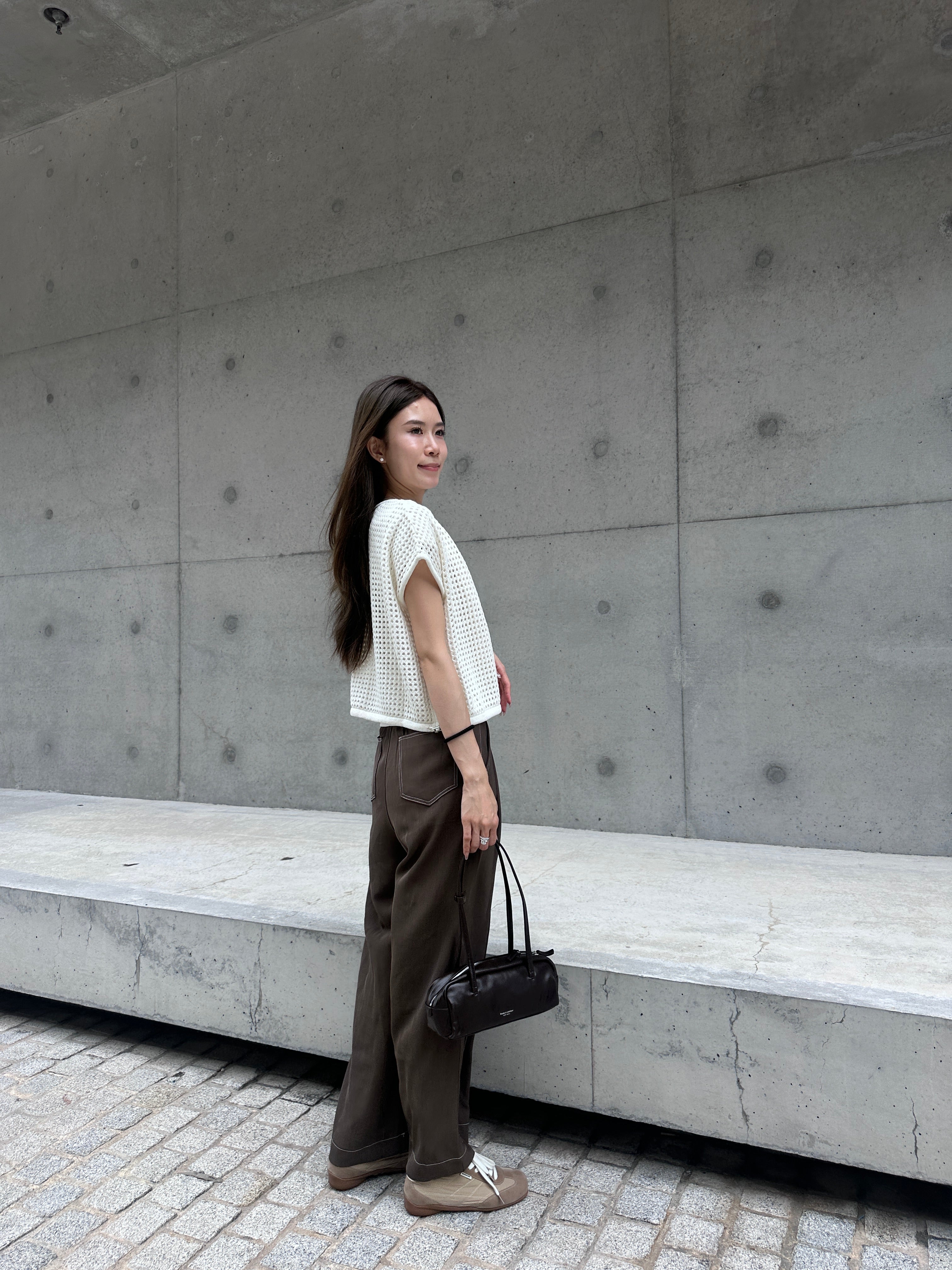 Chiffon Lined Straight Leg Pants