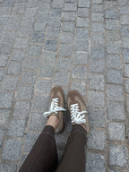 Sketch Flexible Brown Sneakers