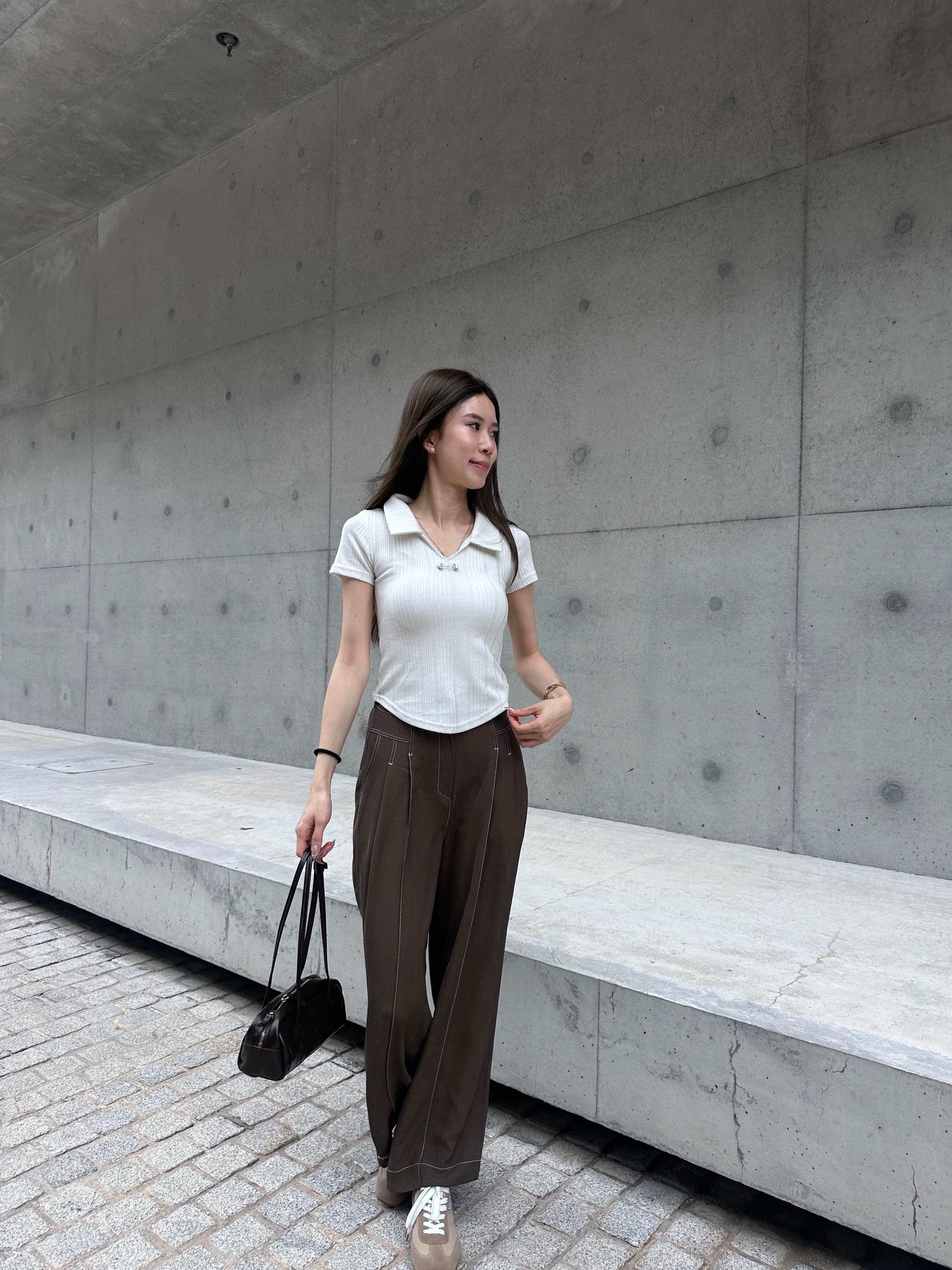 Bling Polo Neck T TOp
