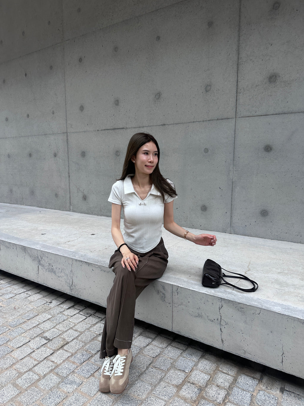 Bling Polo Neck T Top