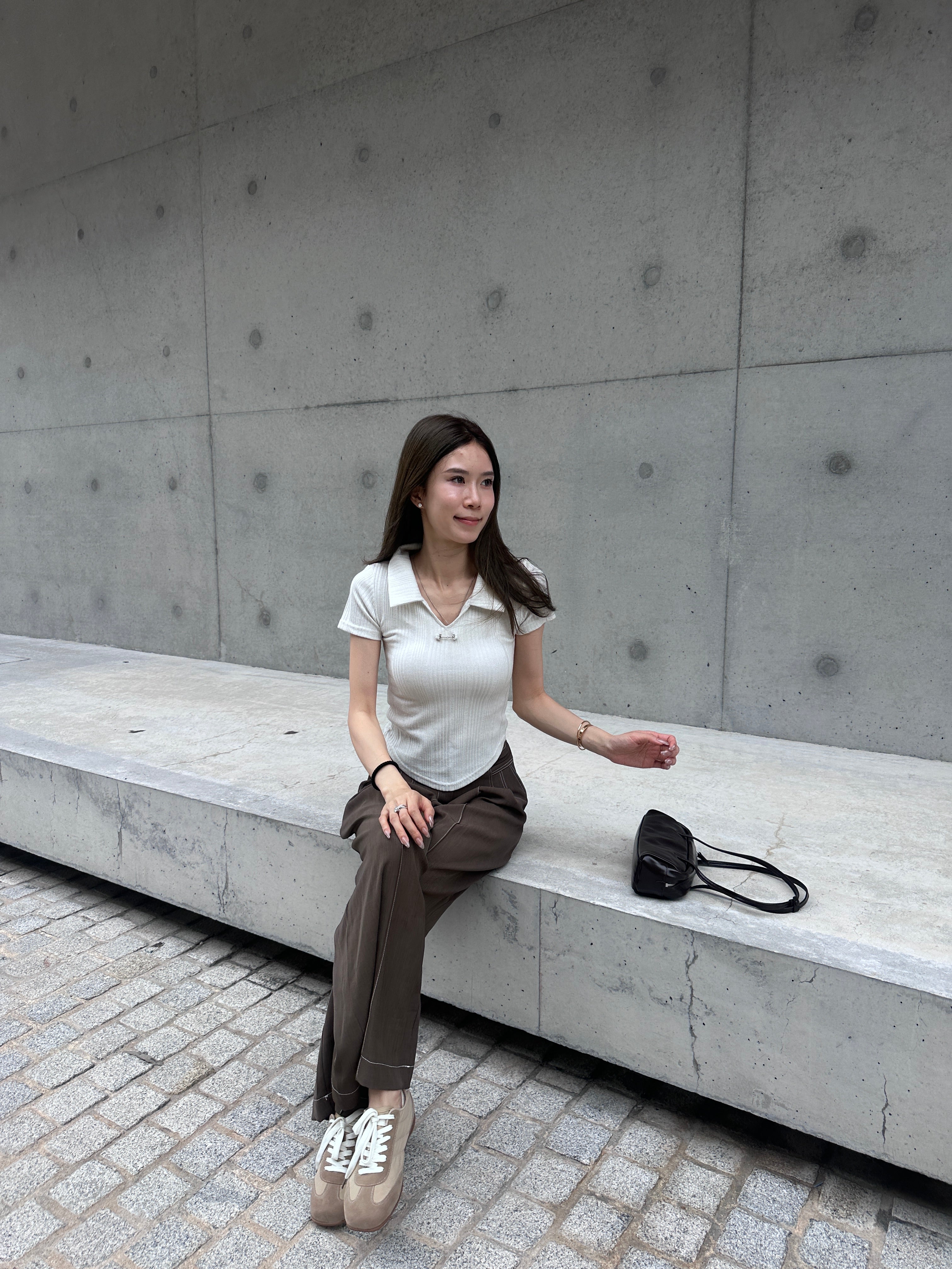 Bling Polo Neck T TOp