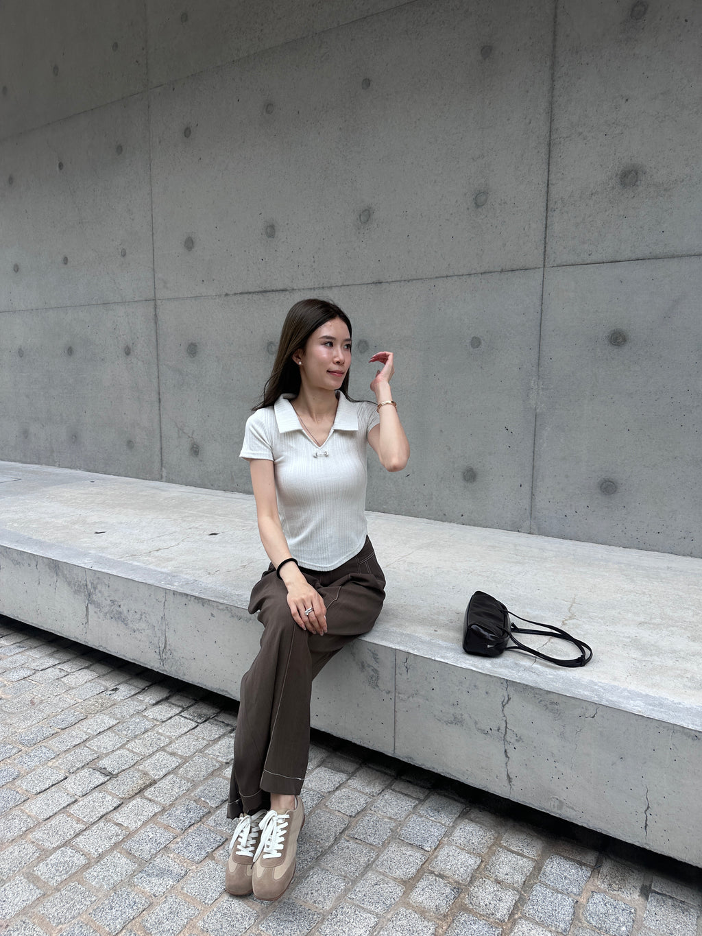 Bling Polo Neck T Top