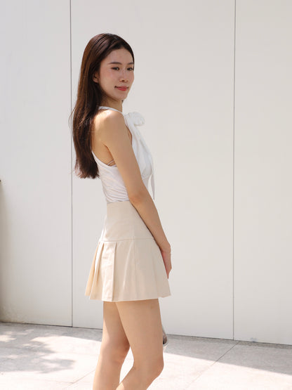 One Tied Cotton Tank Top