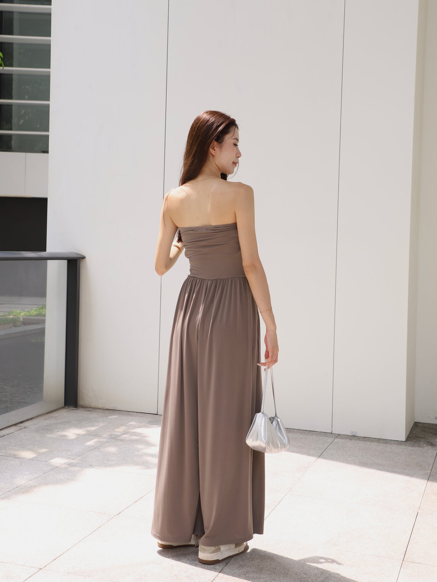 Tube Top Jumpsuit with pads