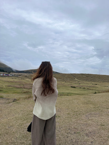 Dif Colour Wool Jacket