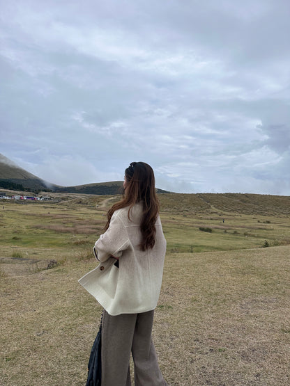 Dif Colour Wool Jacket