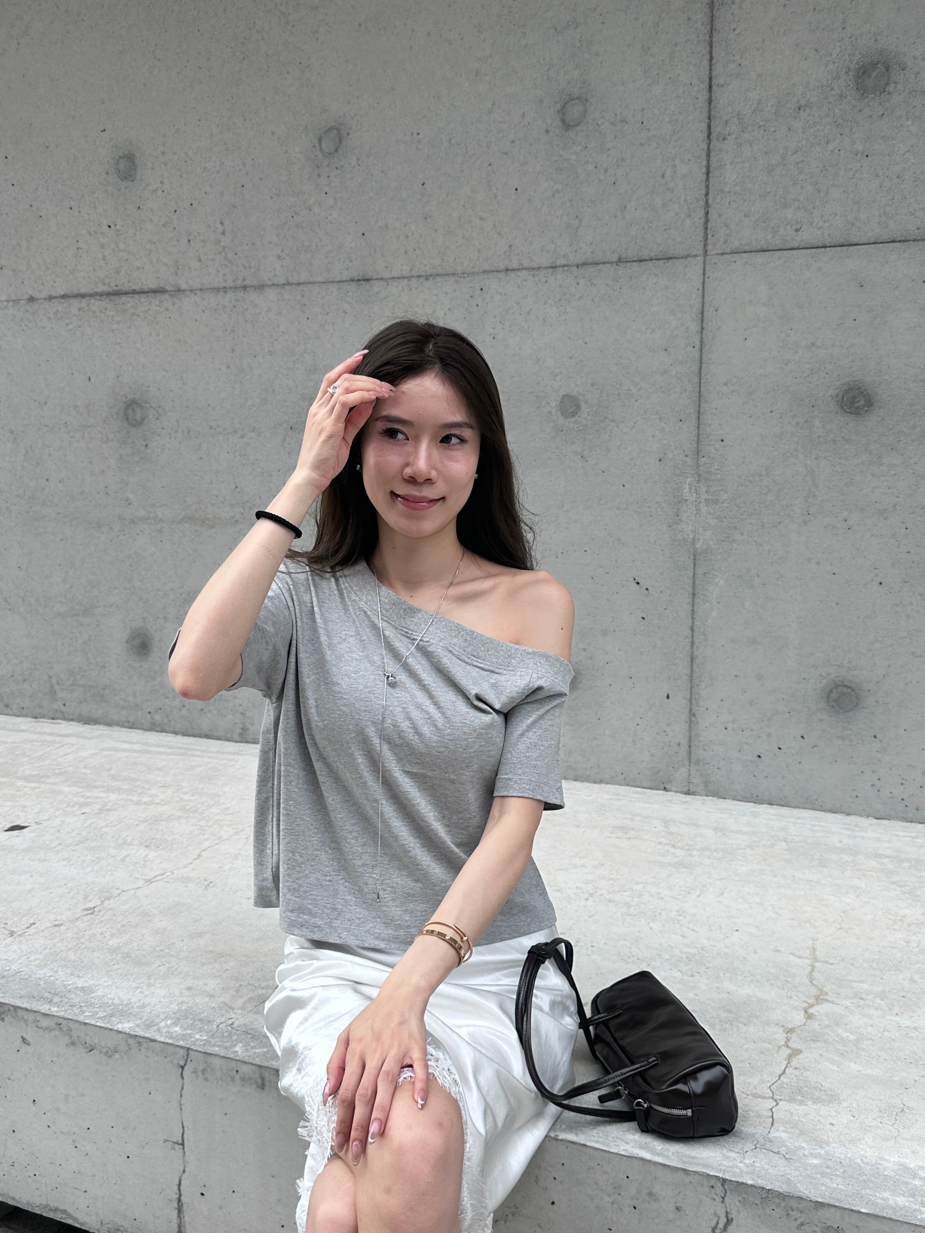 Off Shoulder Cotton T Top
