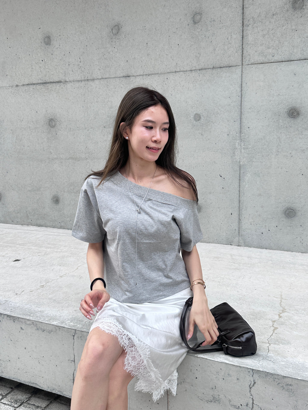 Off Shoulder Cotton T Top