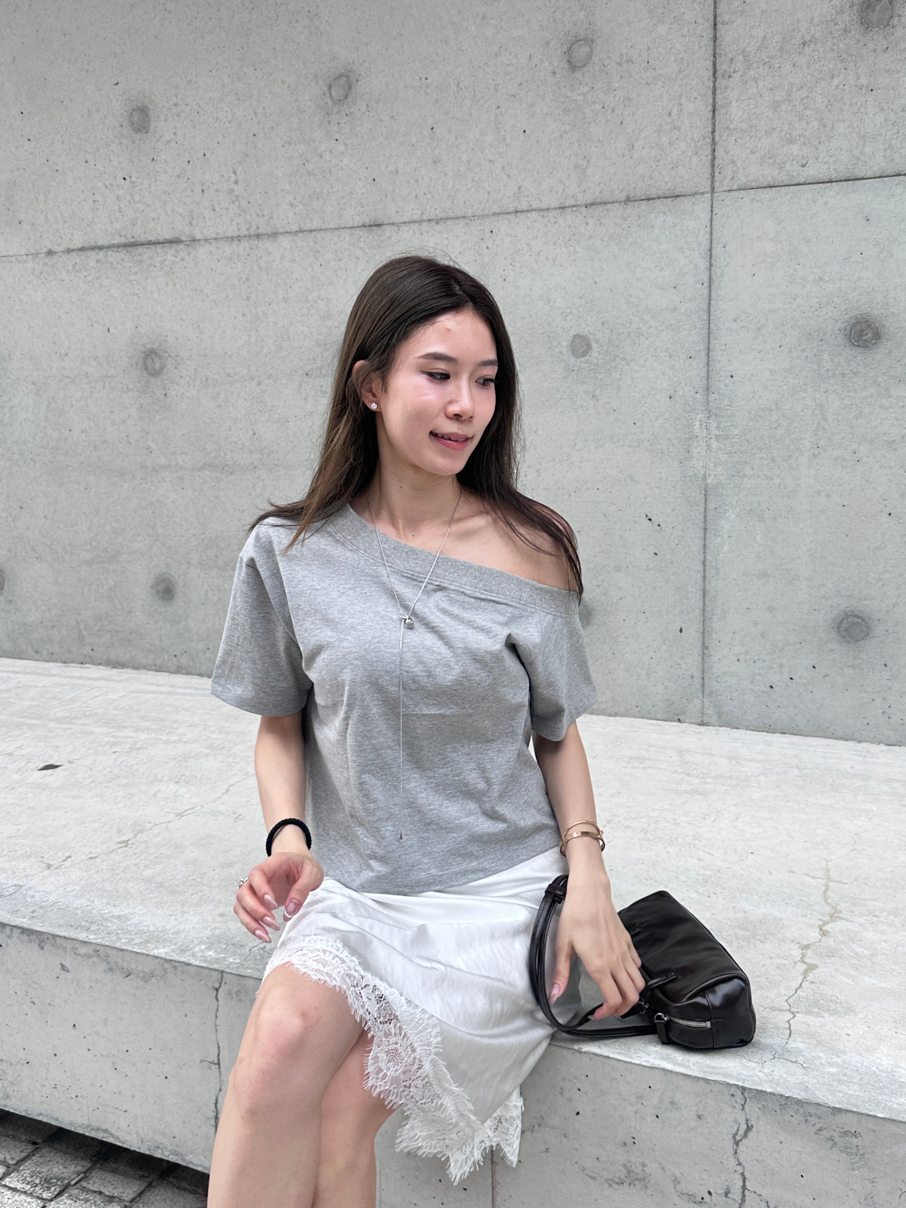 Off Shoulder Cotton T Top