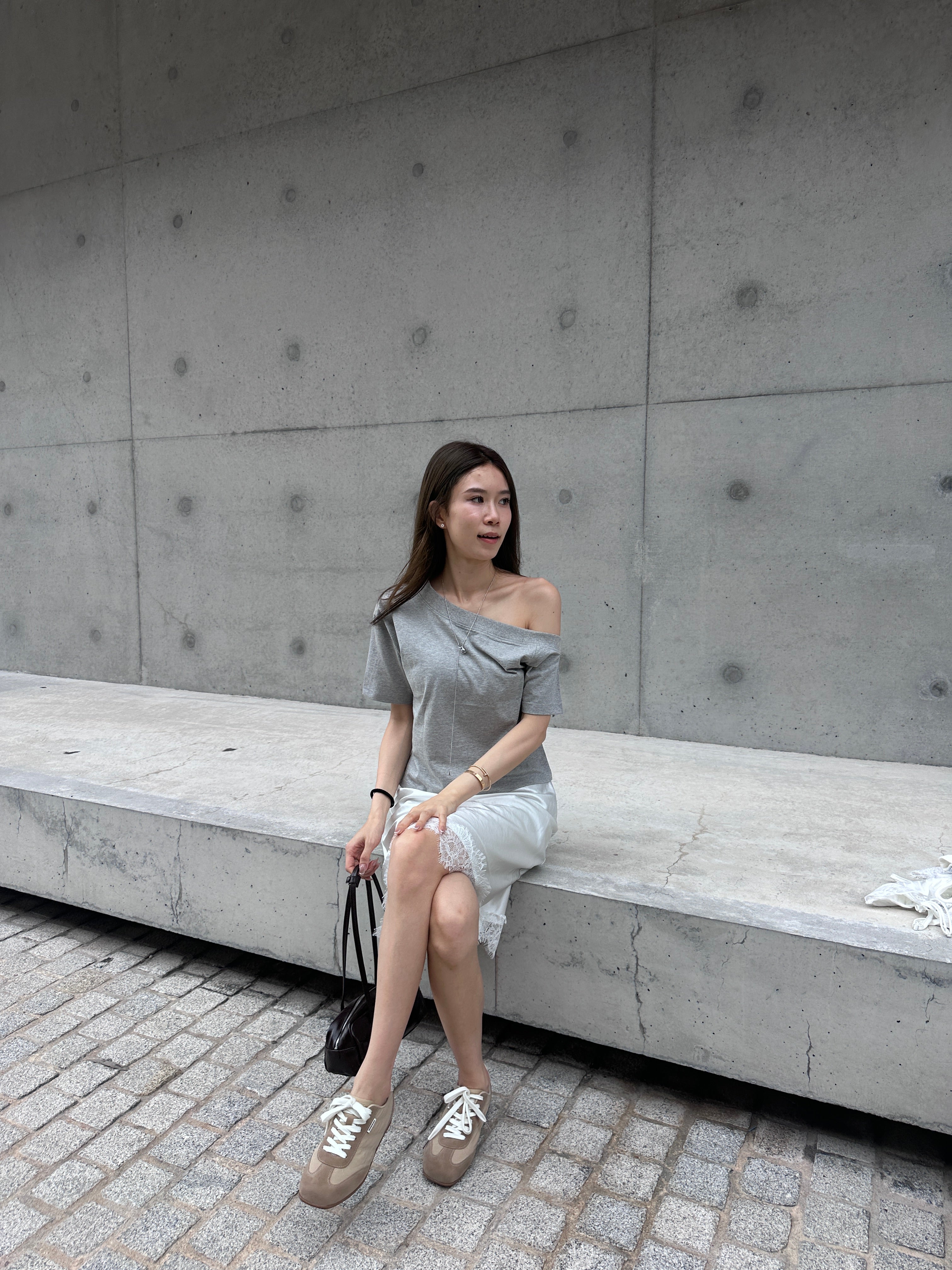 Off Shoulder Cotton T Top