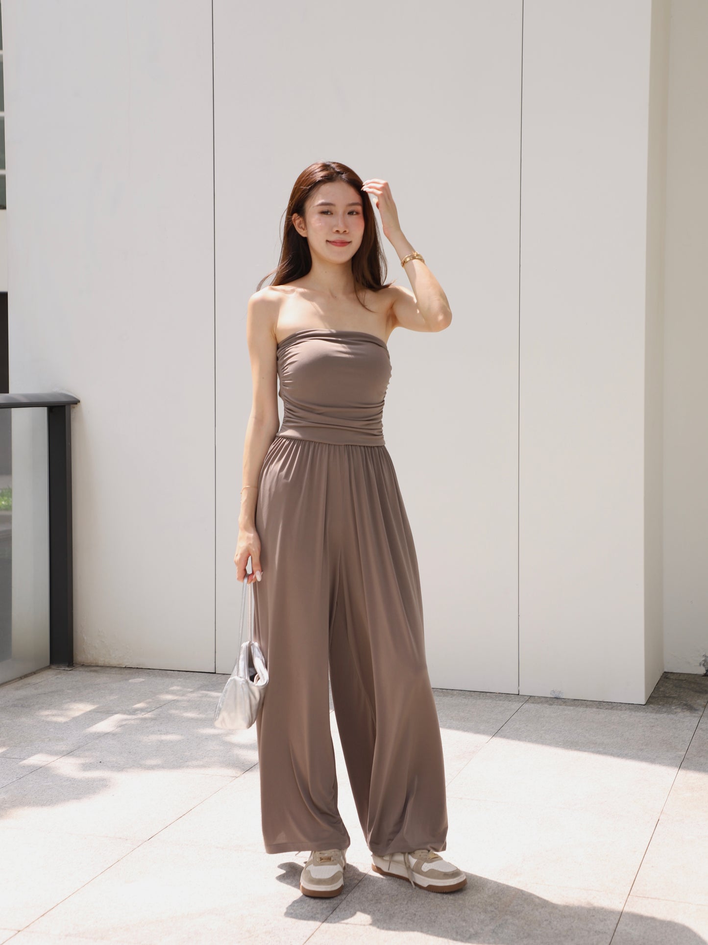 Tube Top Jumpsuit with pads