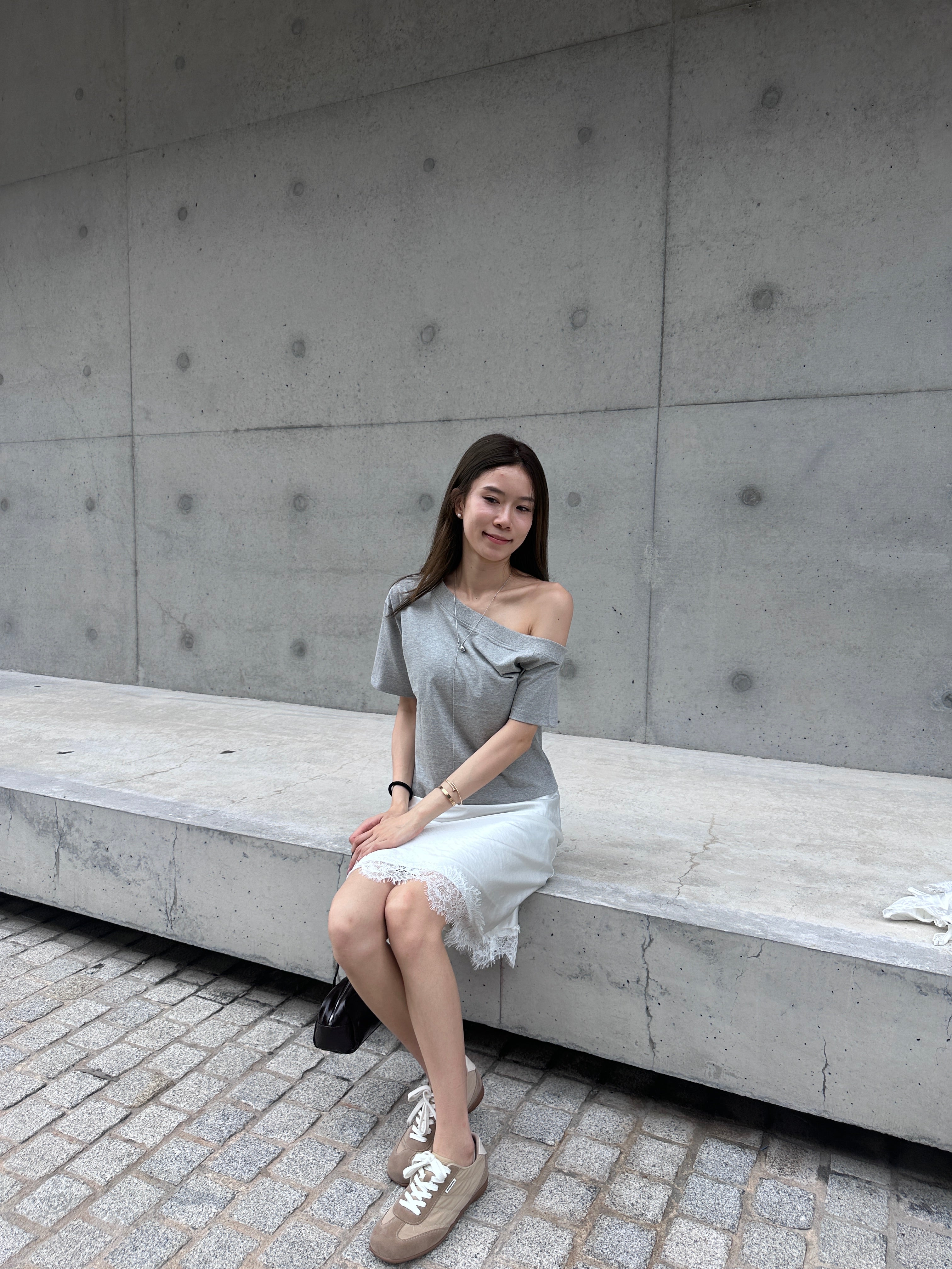 Off Shoulder Cotton T Top