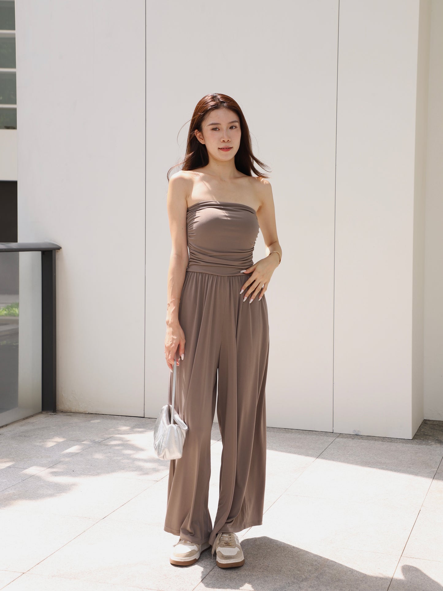 Tube Top Jumpsuit with pads