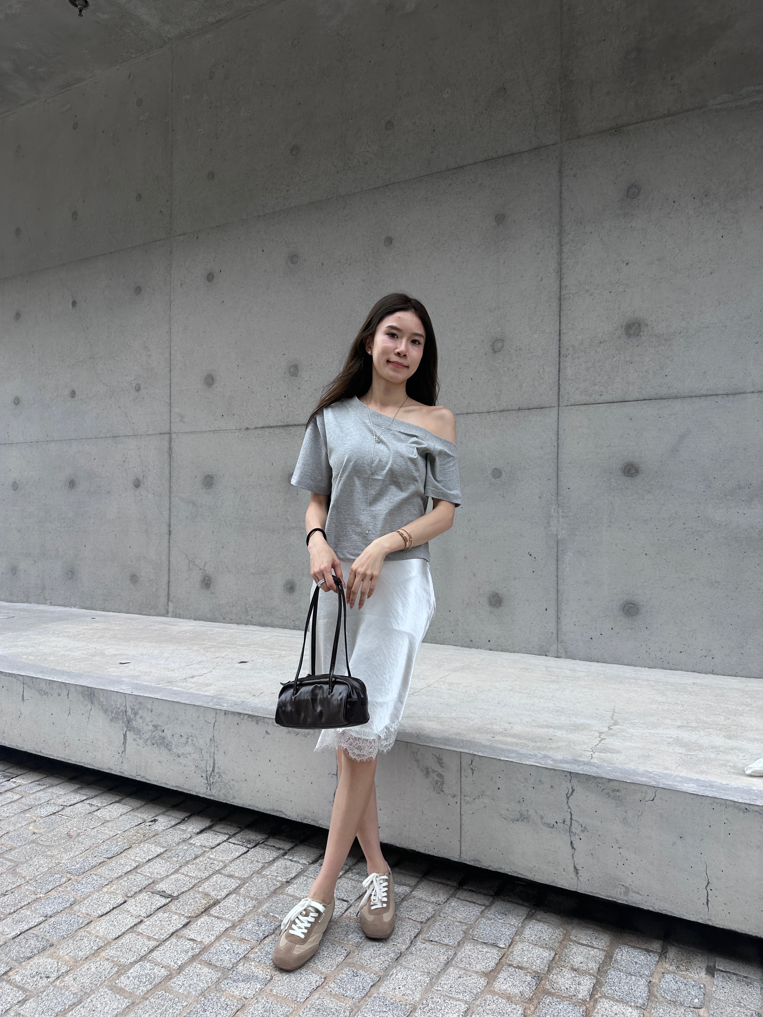 Off Shoulder Cotton T Top