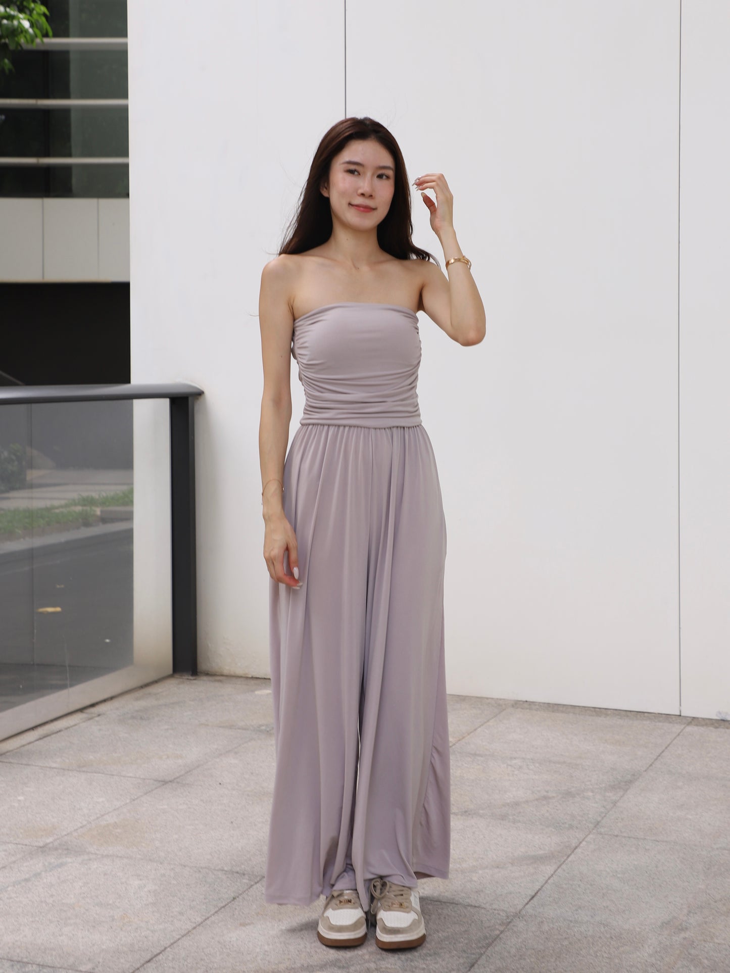 Tube Top Jumpsuit with pads