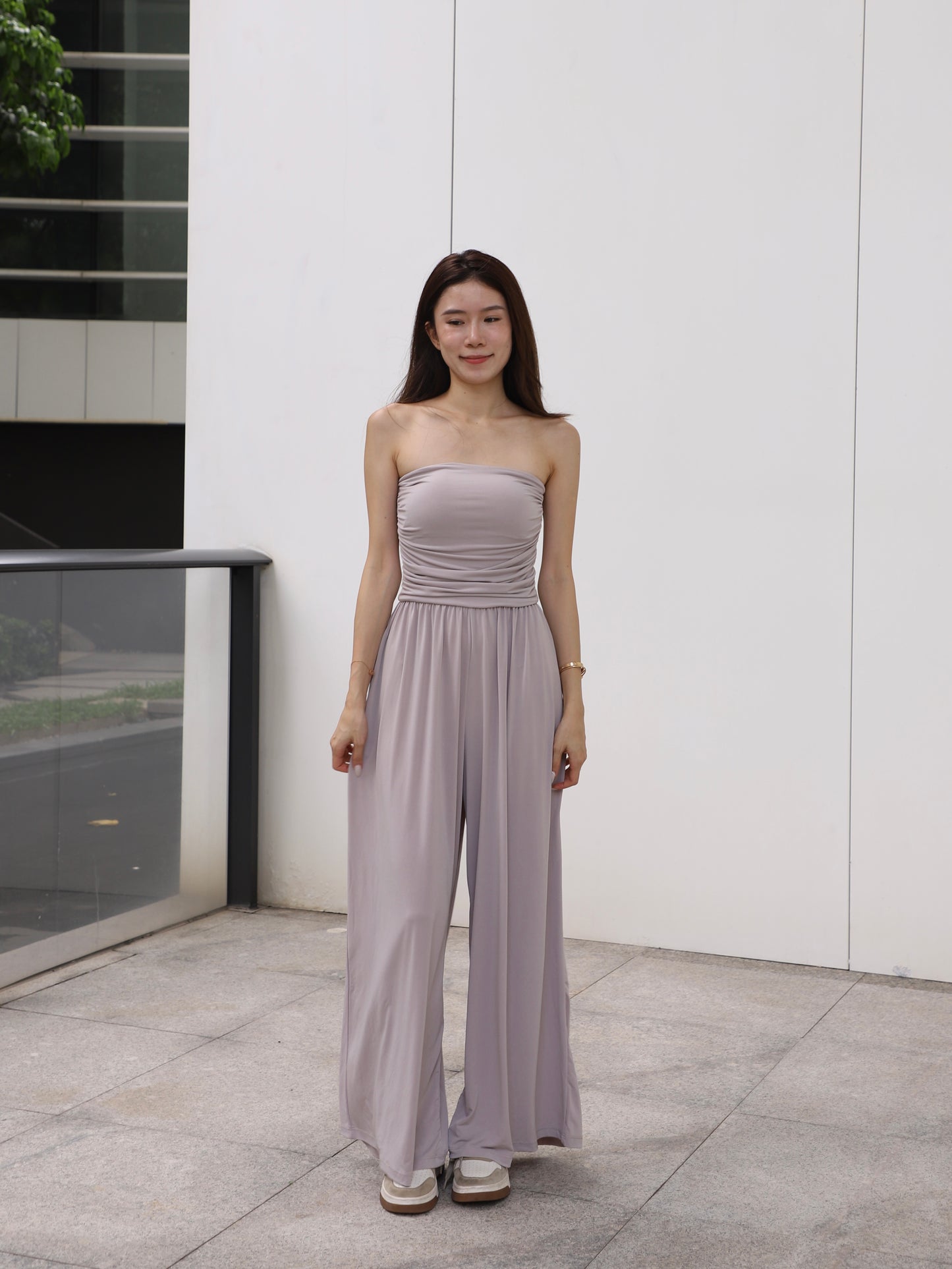 Tube Top Jumpsuit with pads