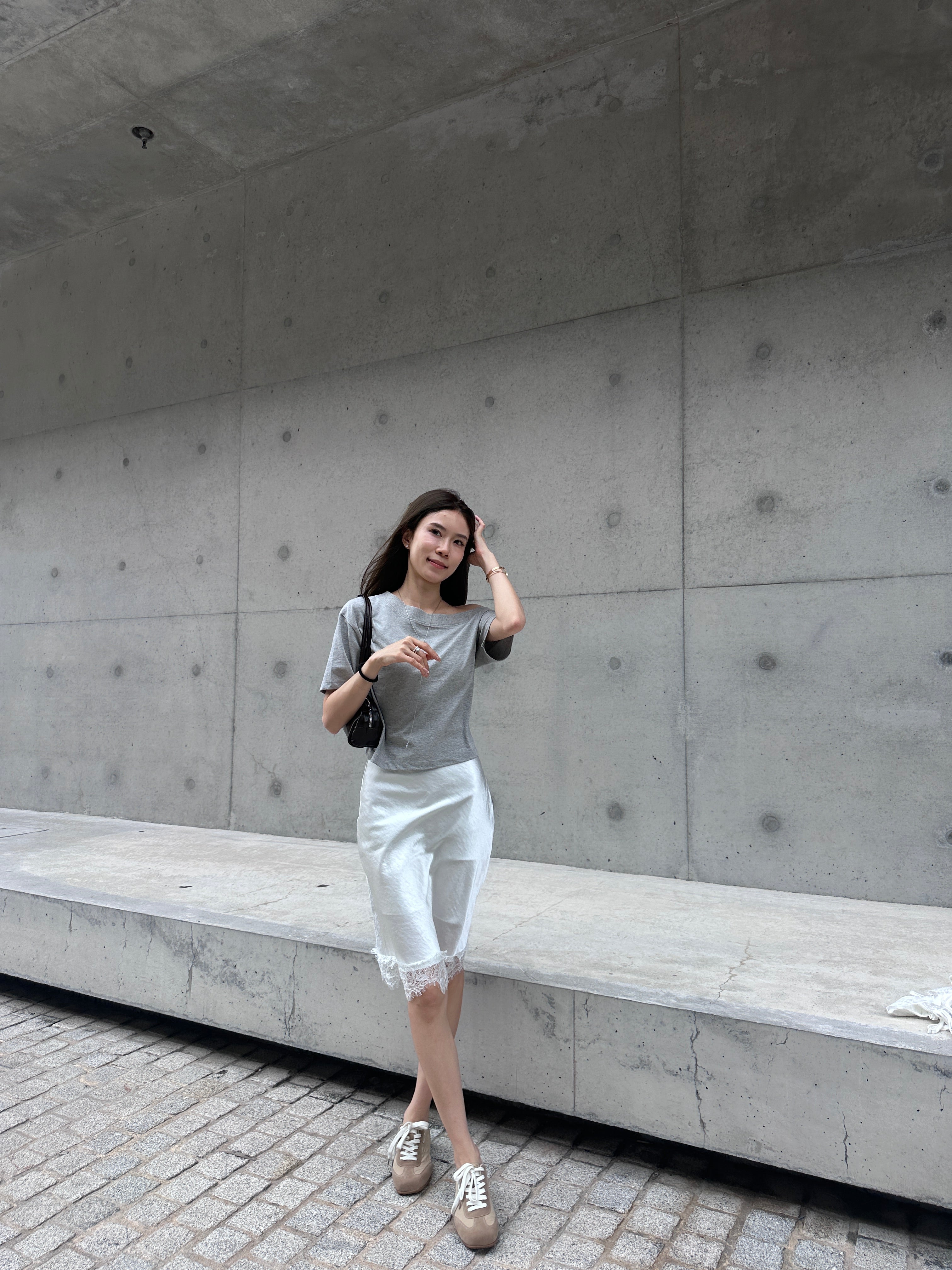 Off Shoulder Cotton T Top