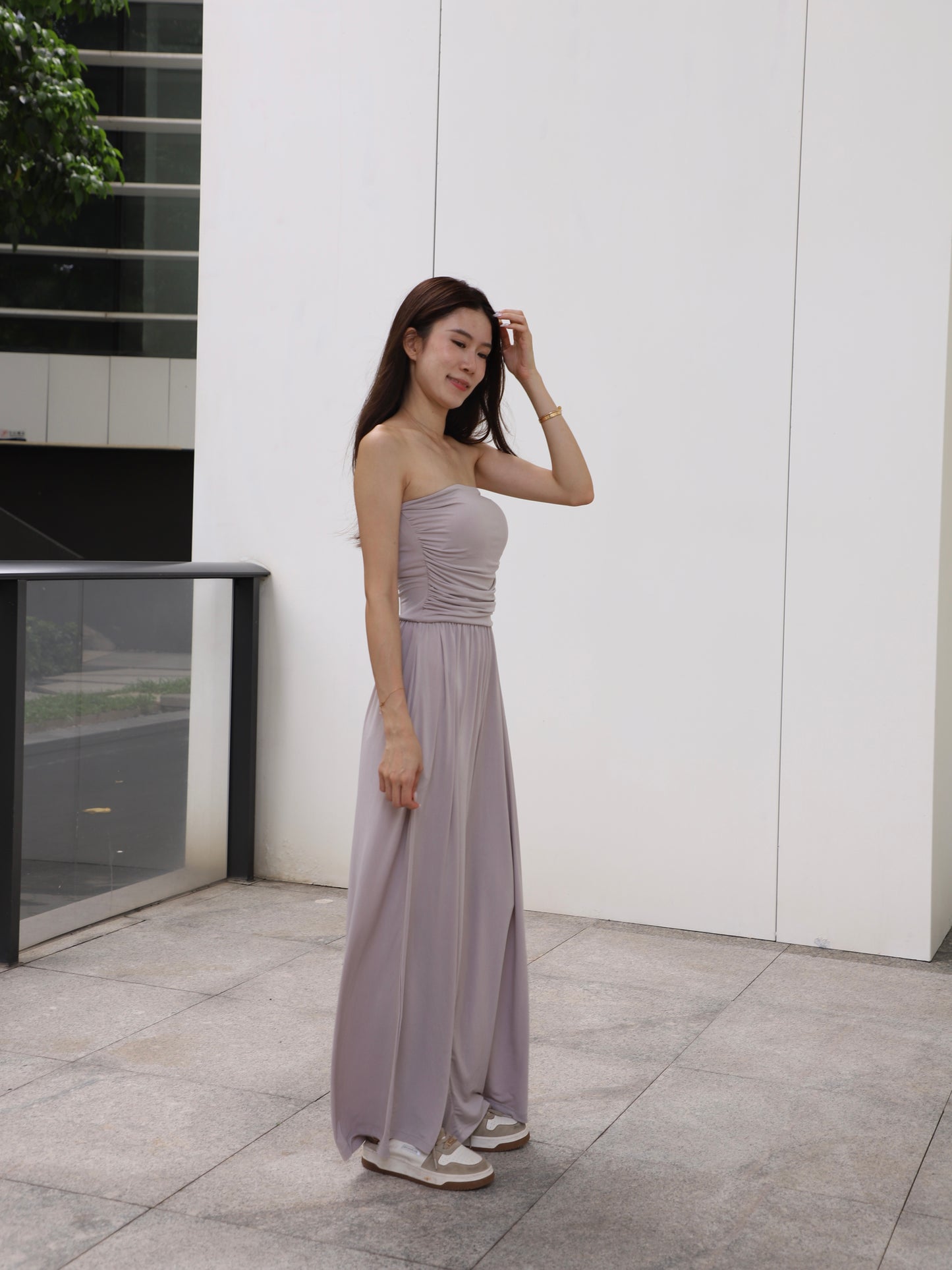 Tube Top Jumpsuit with pads