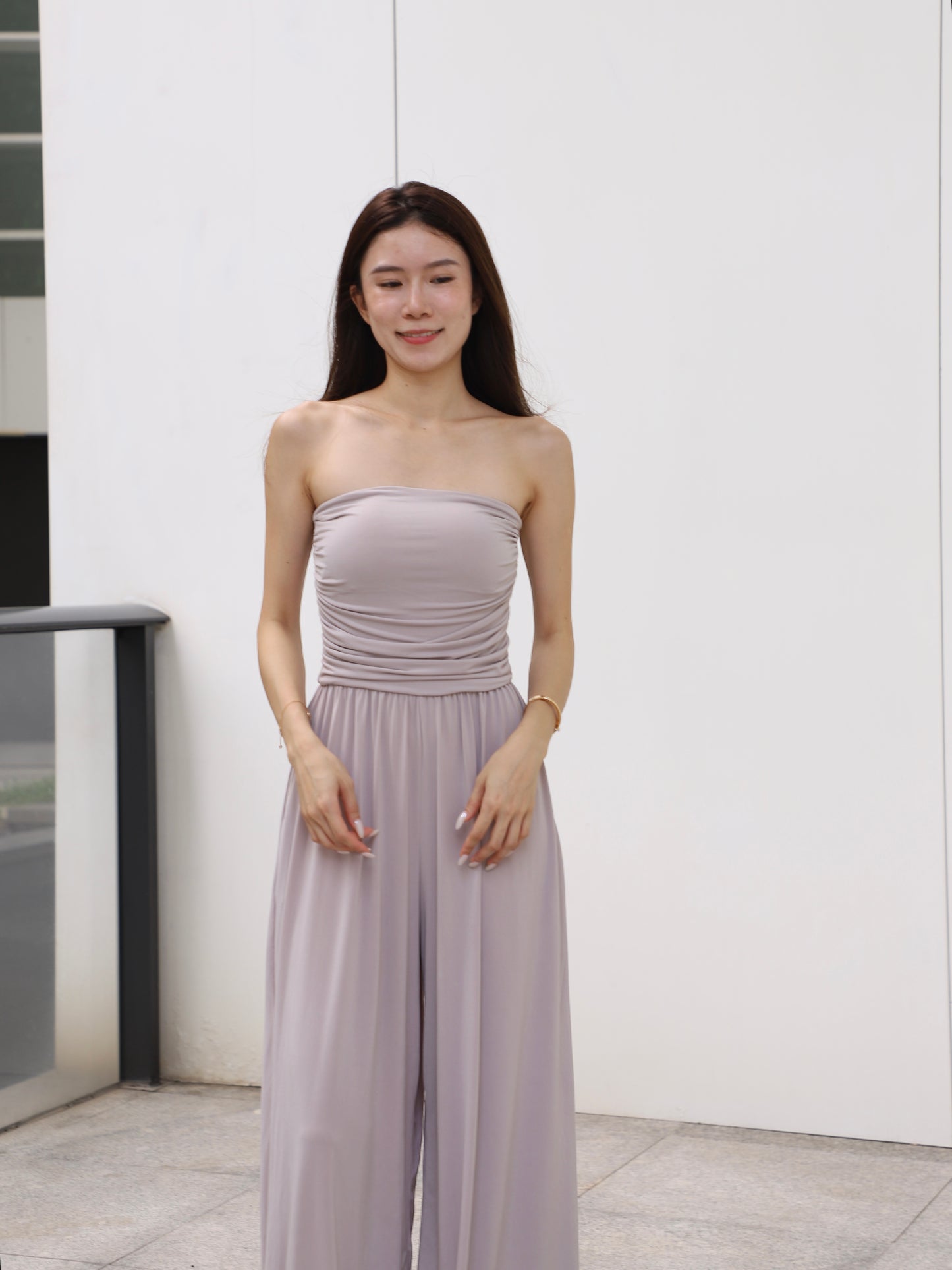 Tube Top Jumpsuit with pads