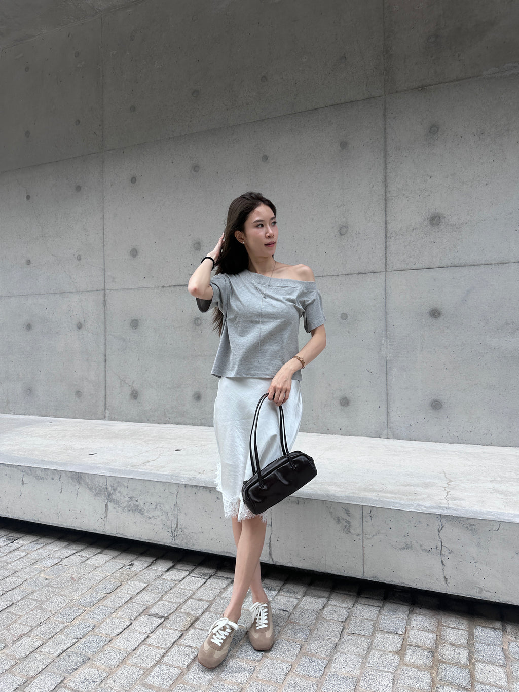 Off Shoulder Cotton T Top
