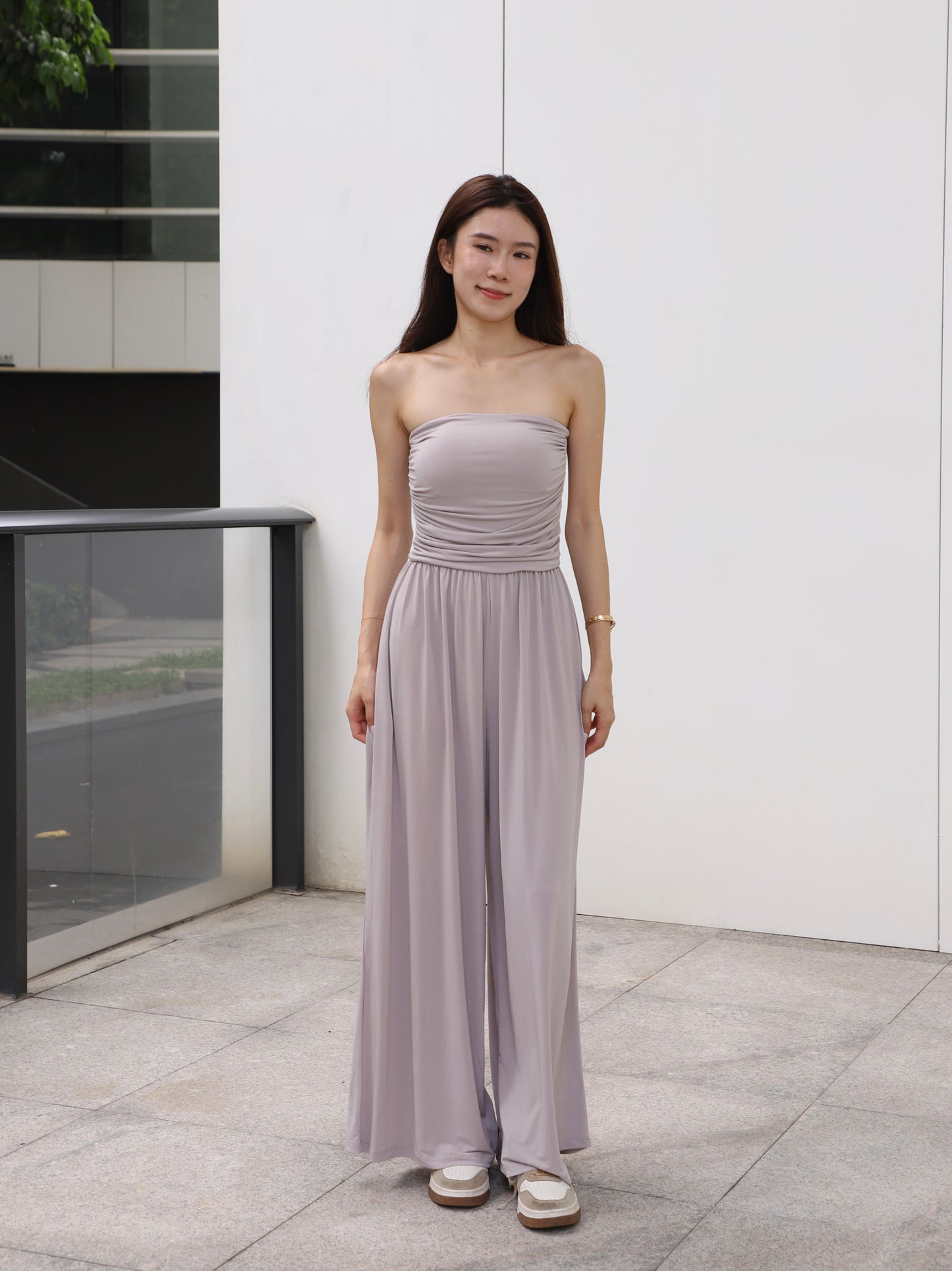 Tube Top Jumpsuit with pads