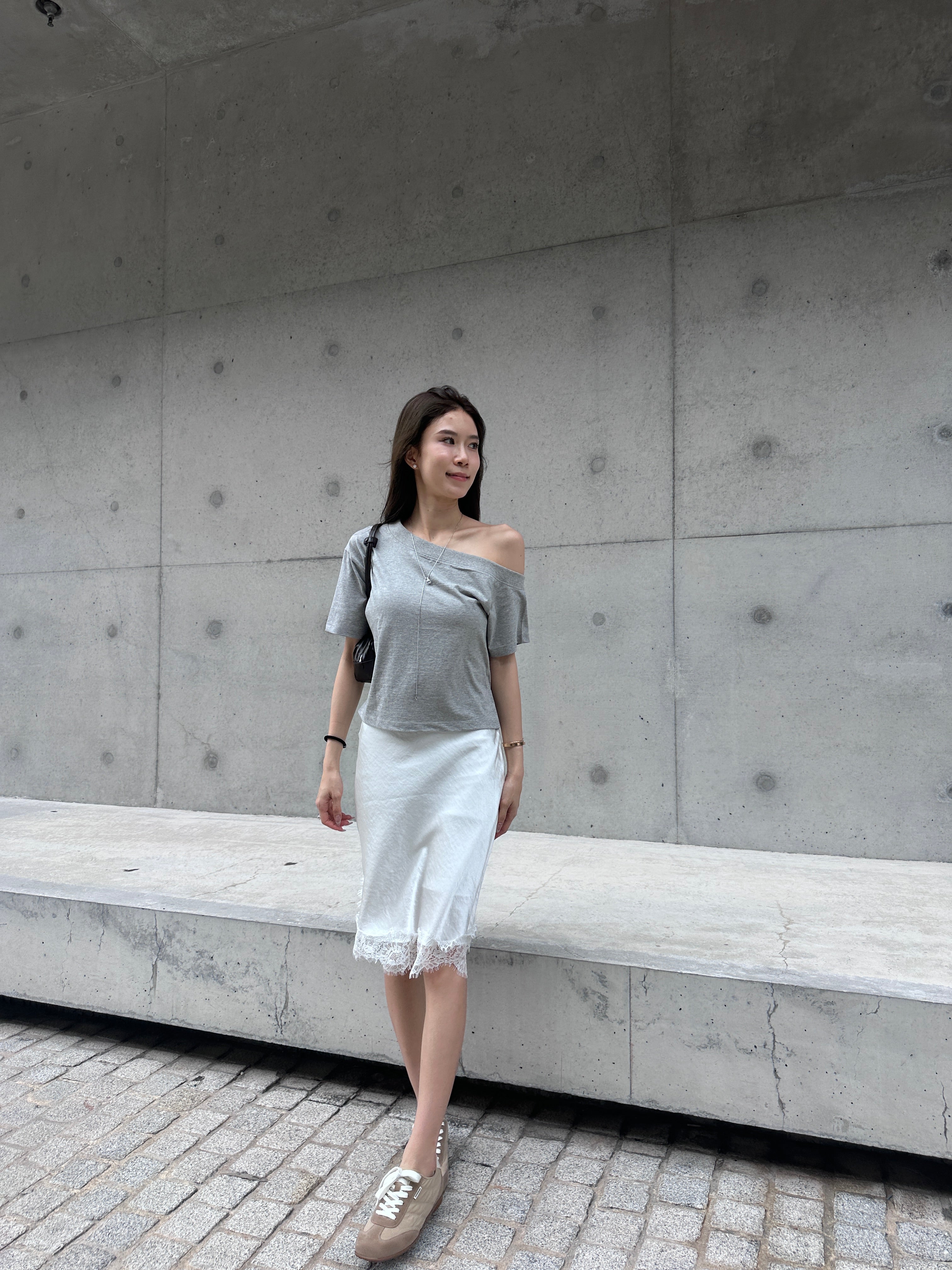 Off Shoulder Cotton T Top