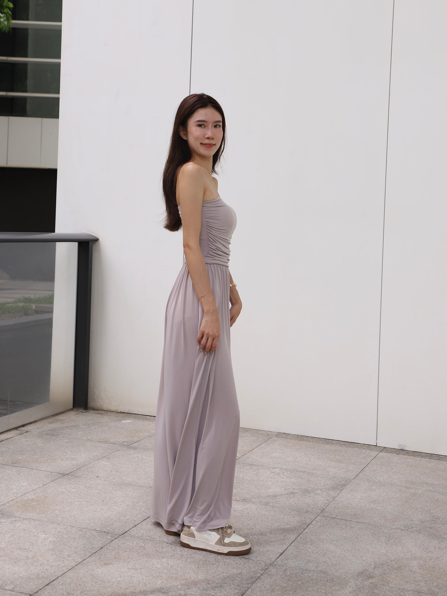 Tube Top Jumpsuit with pads