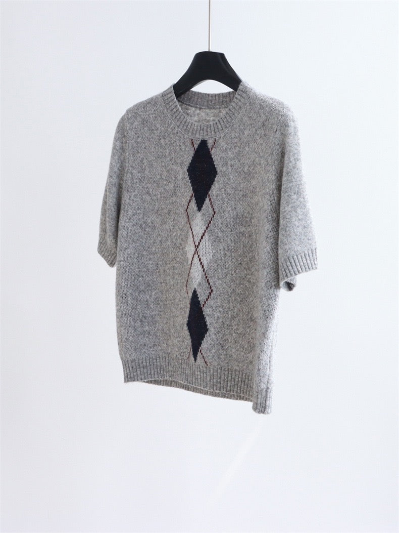 School Style Knitted Set