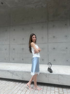 Lace Tied Waist Tank Top