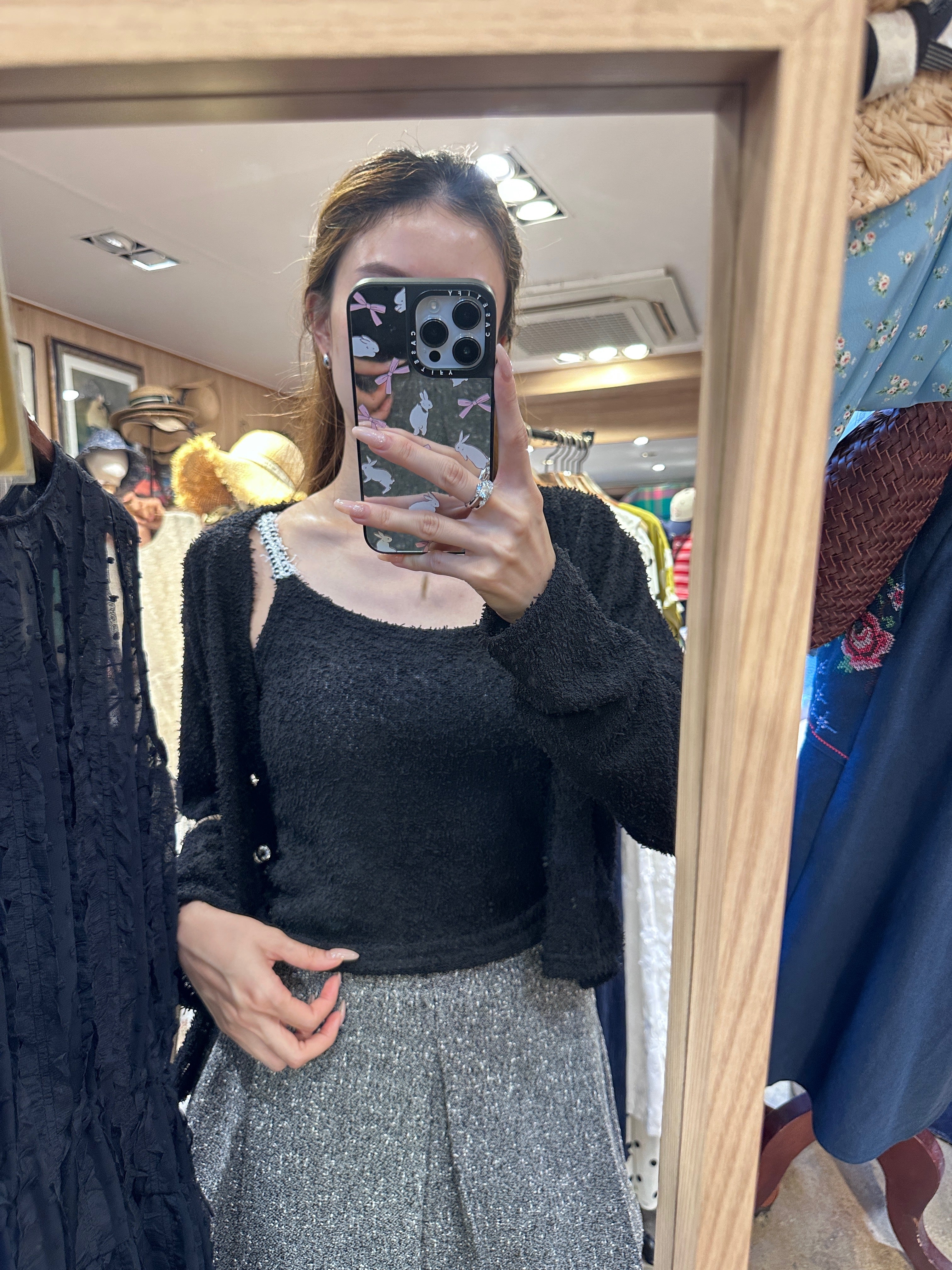 Tweed High Waisted Shorts