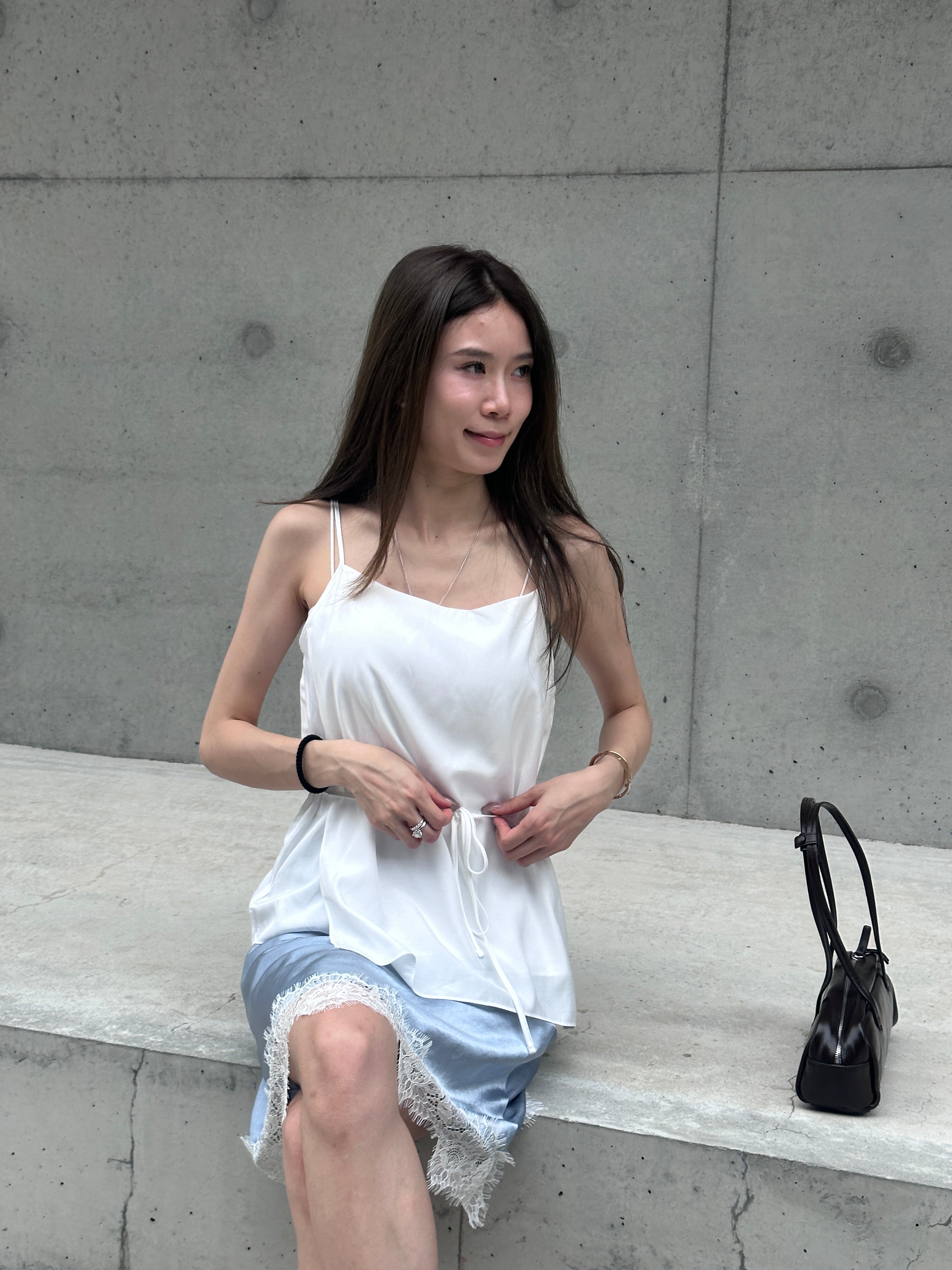 Double Layer Chiffon Tank Top