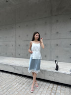 Double Layer Chiffon Tank Top