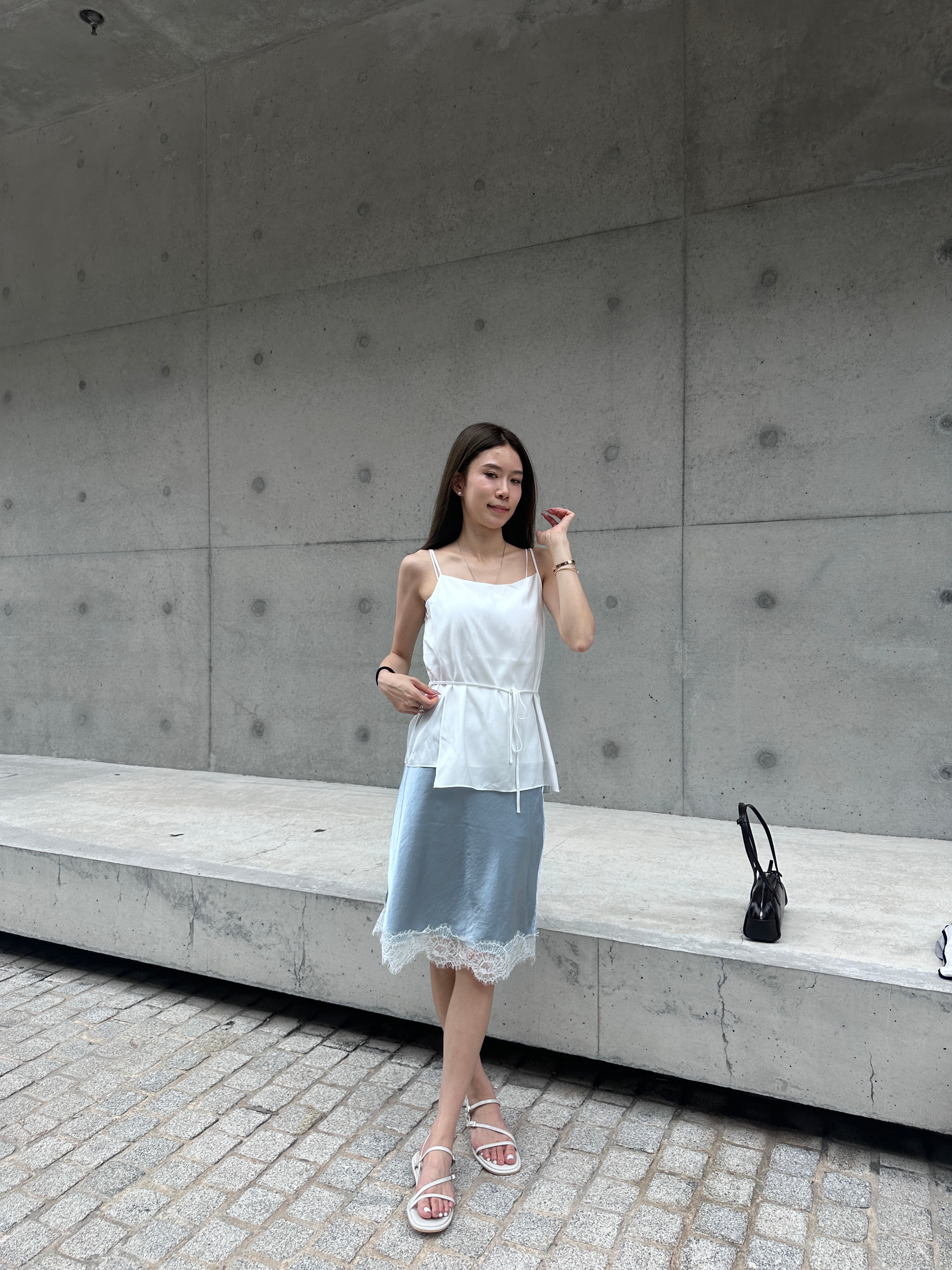 Double Layer Chiffon Tank Top
