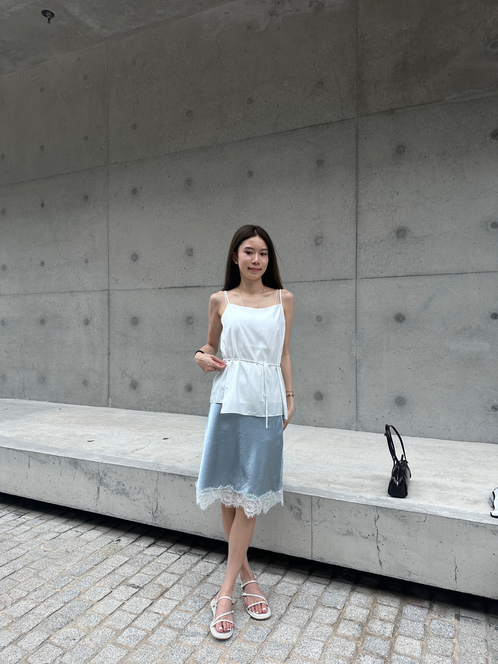 Double Layer Chiffon Tank Top