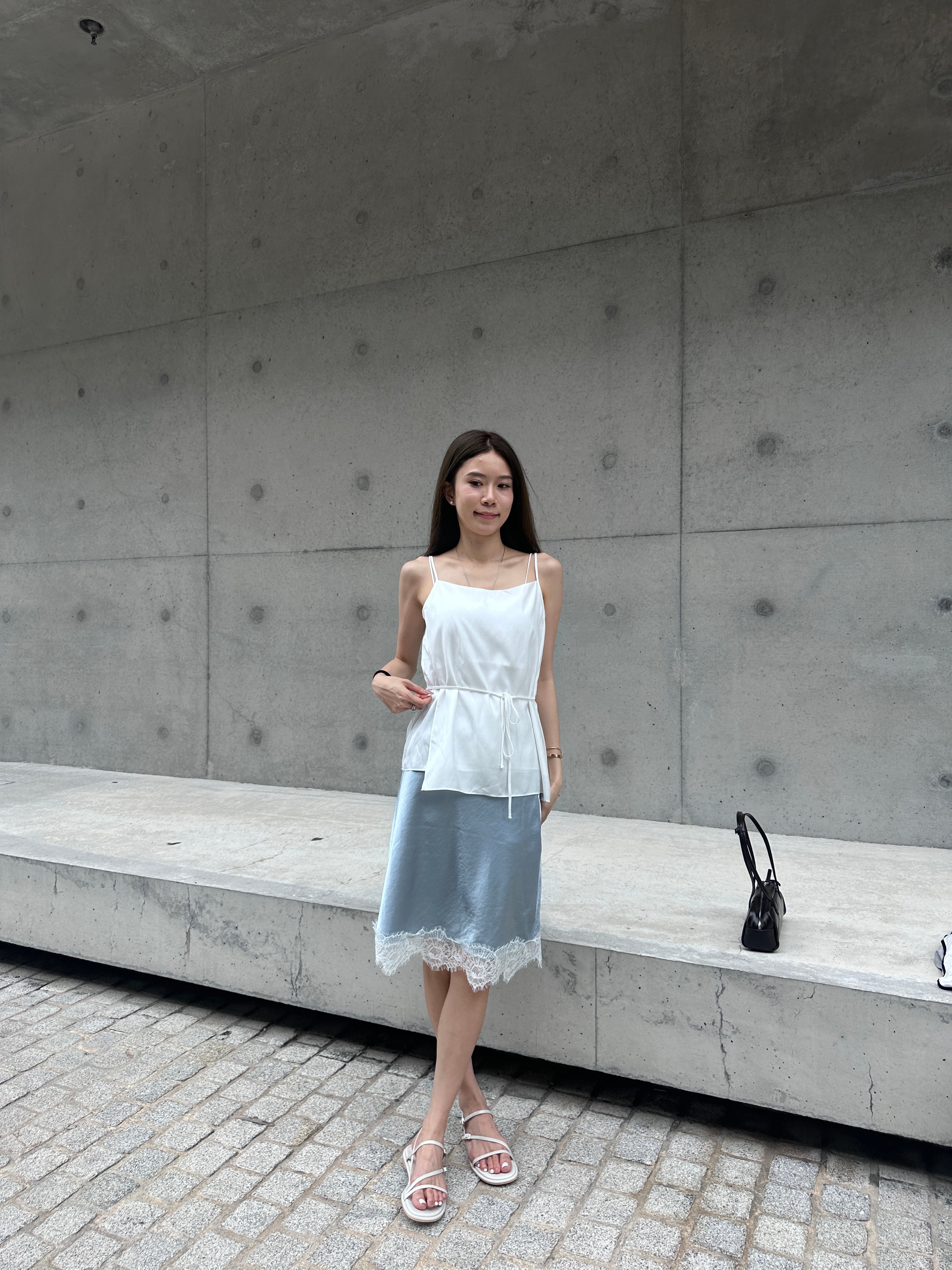 Double Layer Chiffon Tank Top