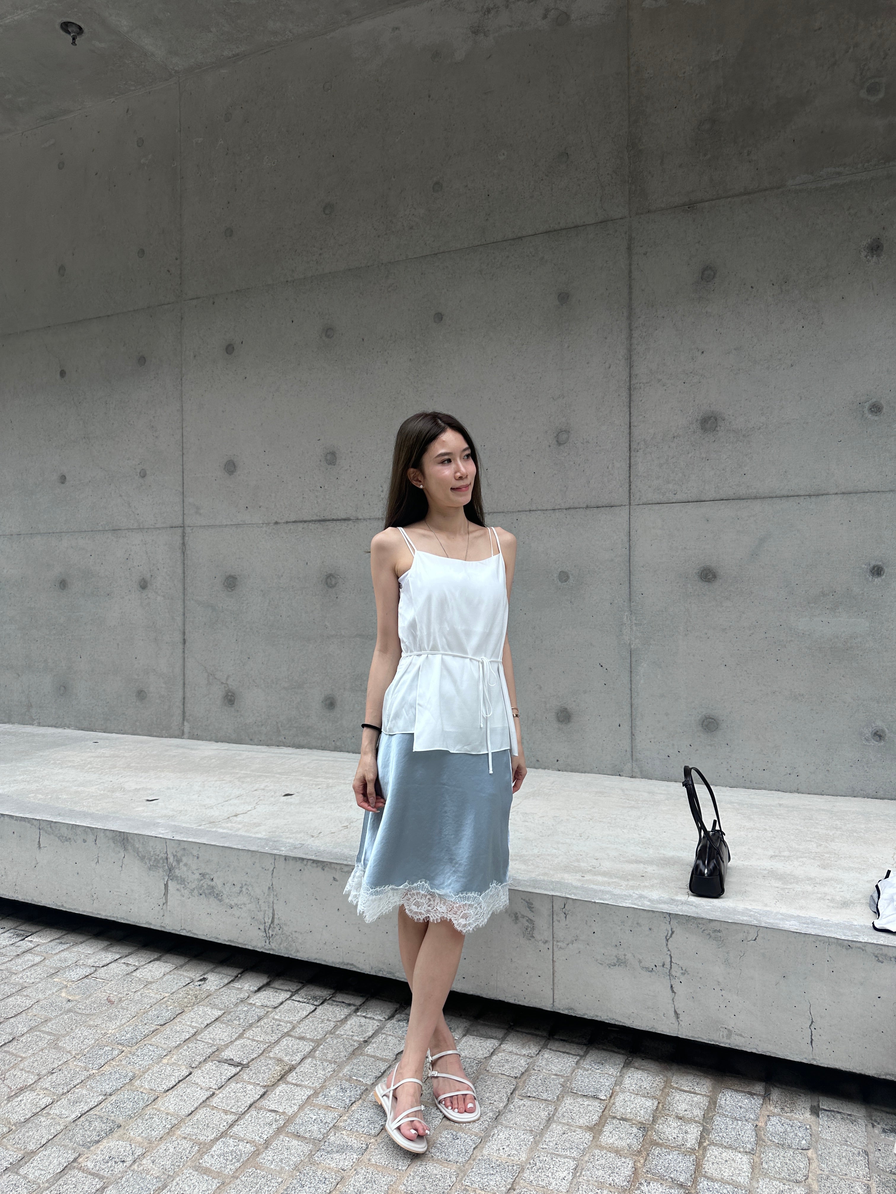 Double Layer Chiffon Tank Top