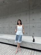 Double Layer Chiffon Tank Top