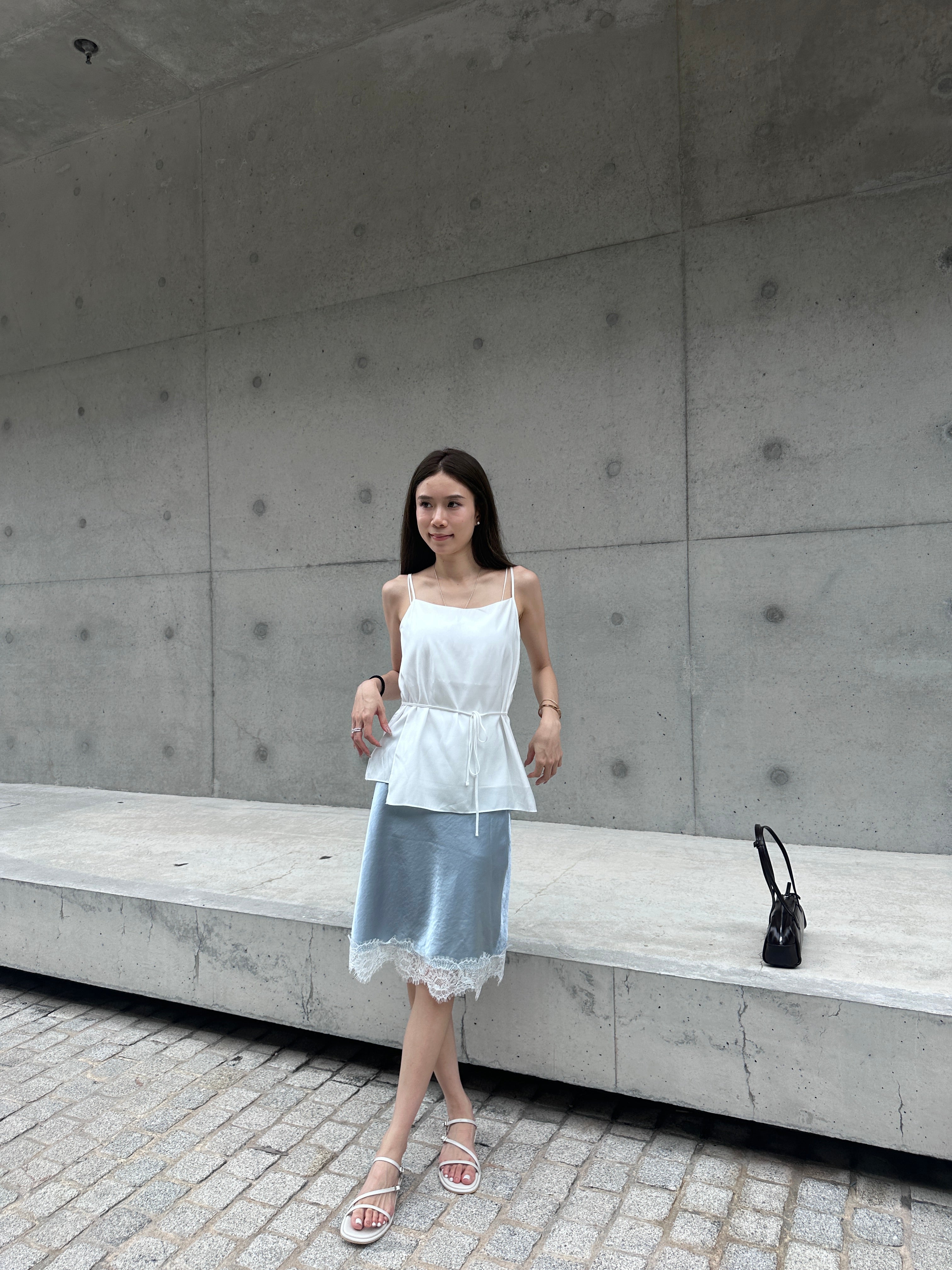 Double Layer Chiffon Tank Top