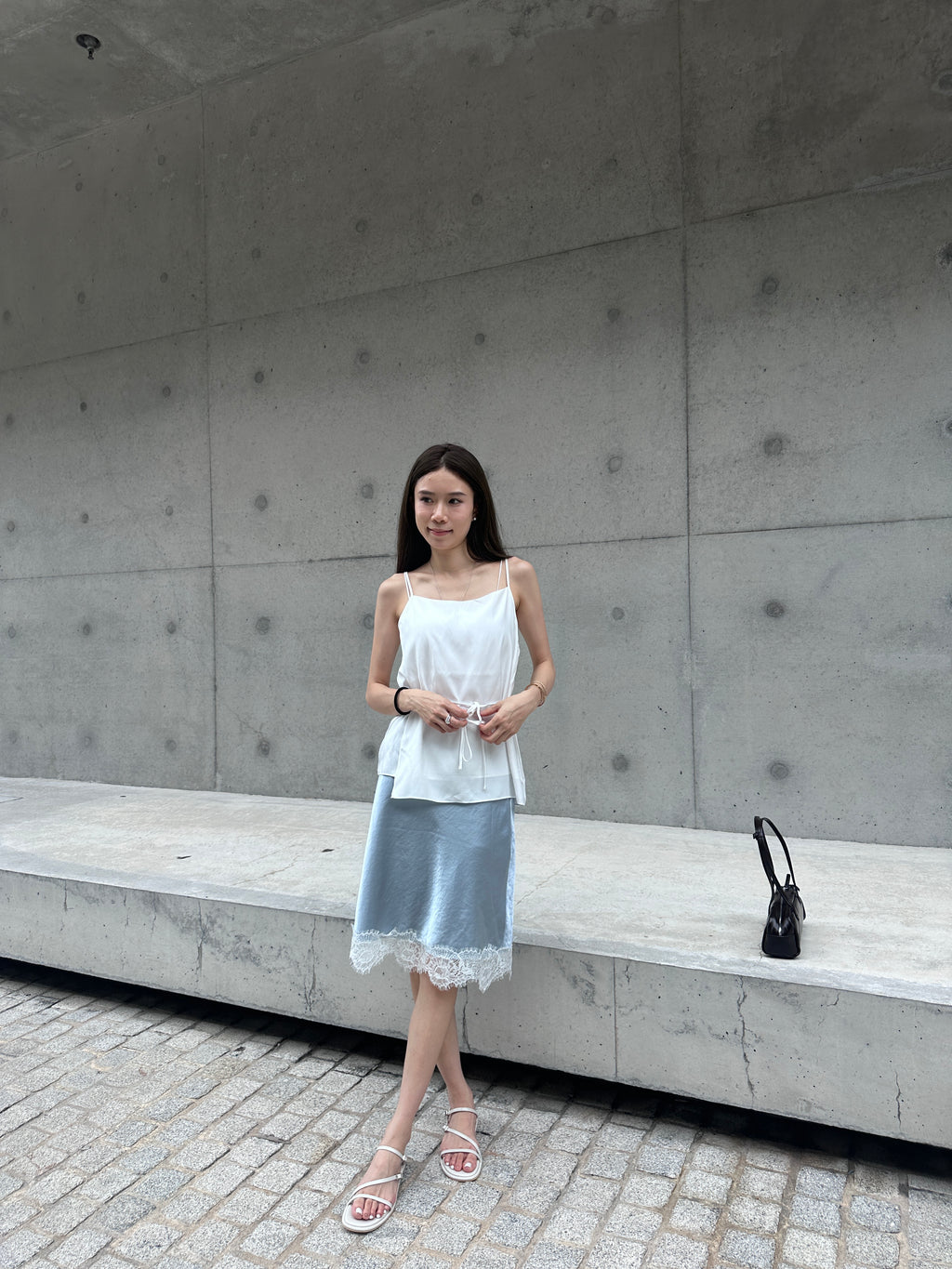 Double Layer Chiffon Tank Top