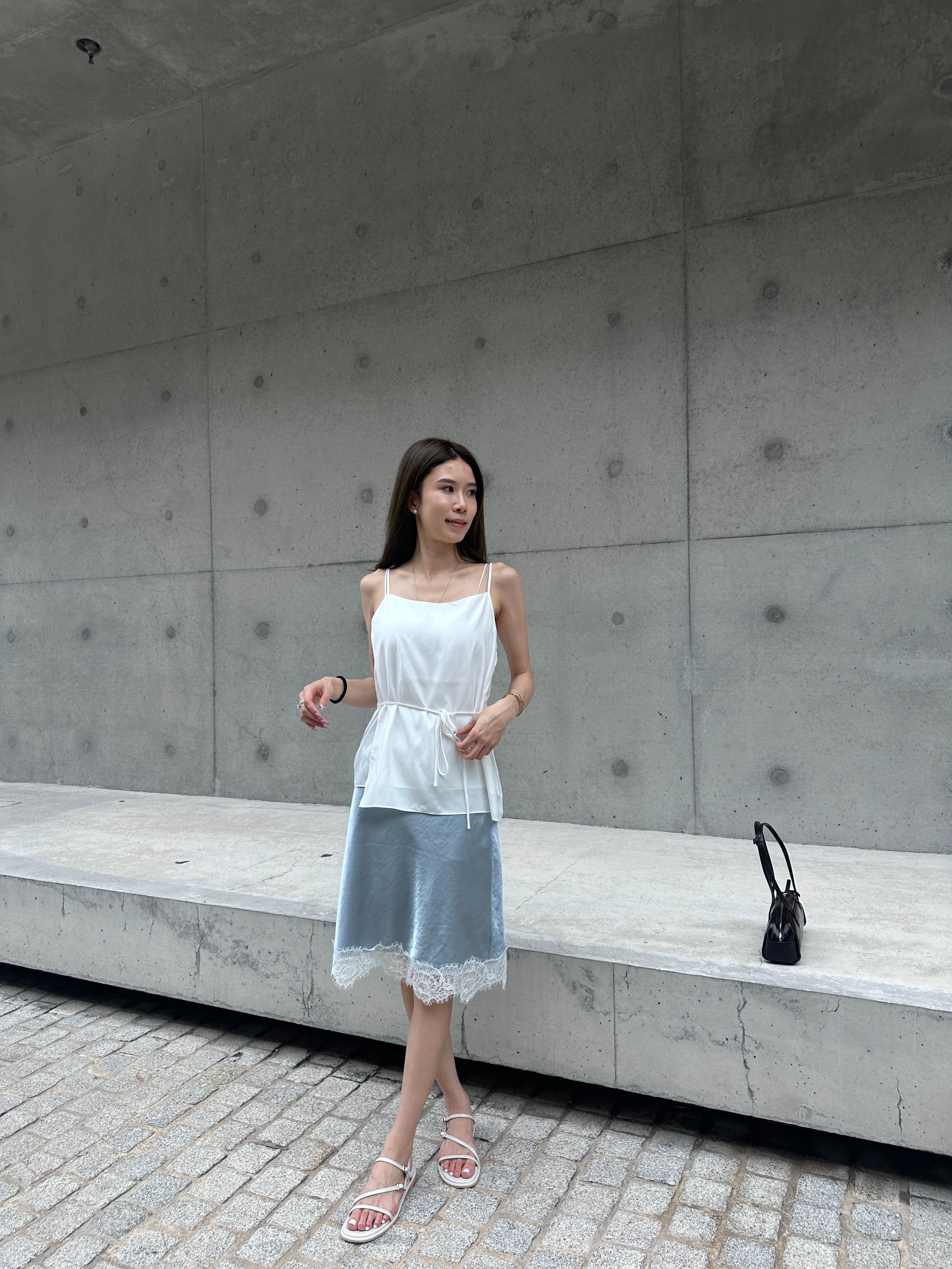 Double Layer Chiffon Tank Top