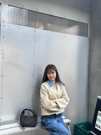 Denim Mix Trench Coat