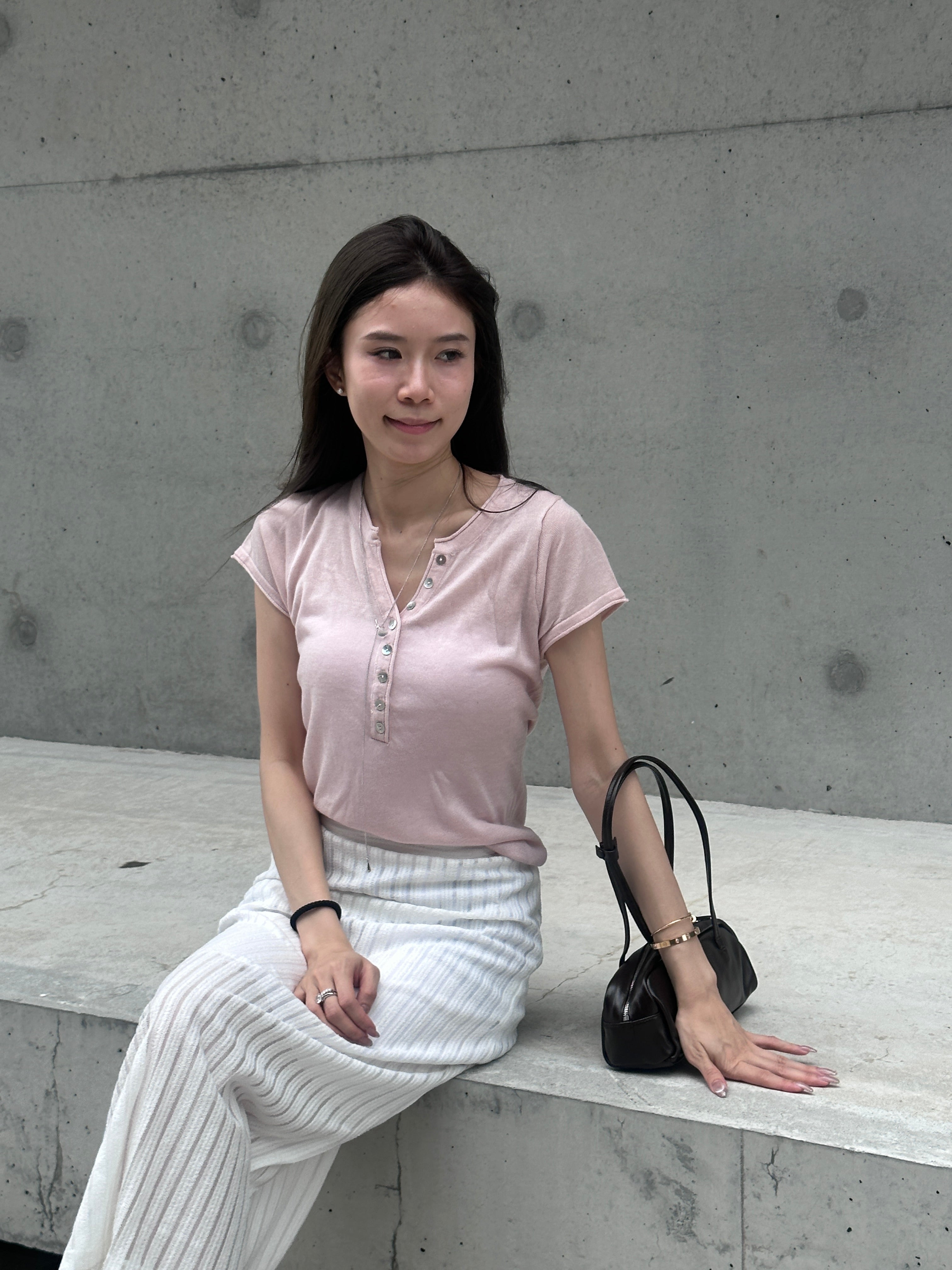 Knitted Thin T Top