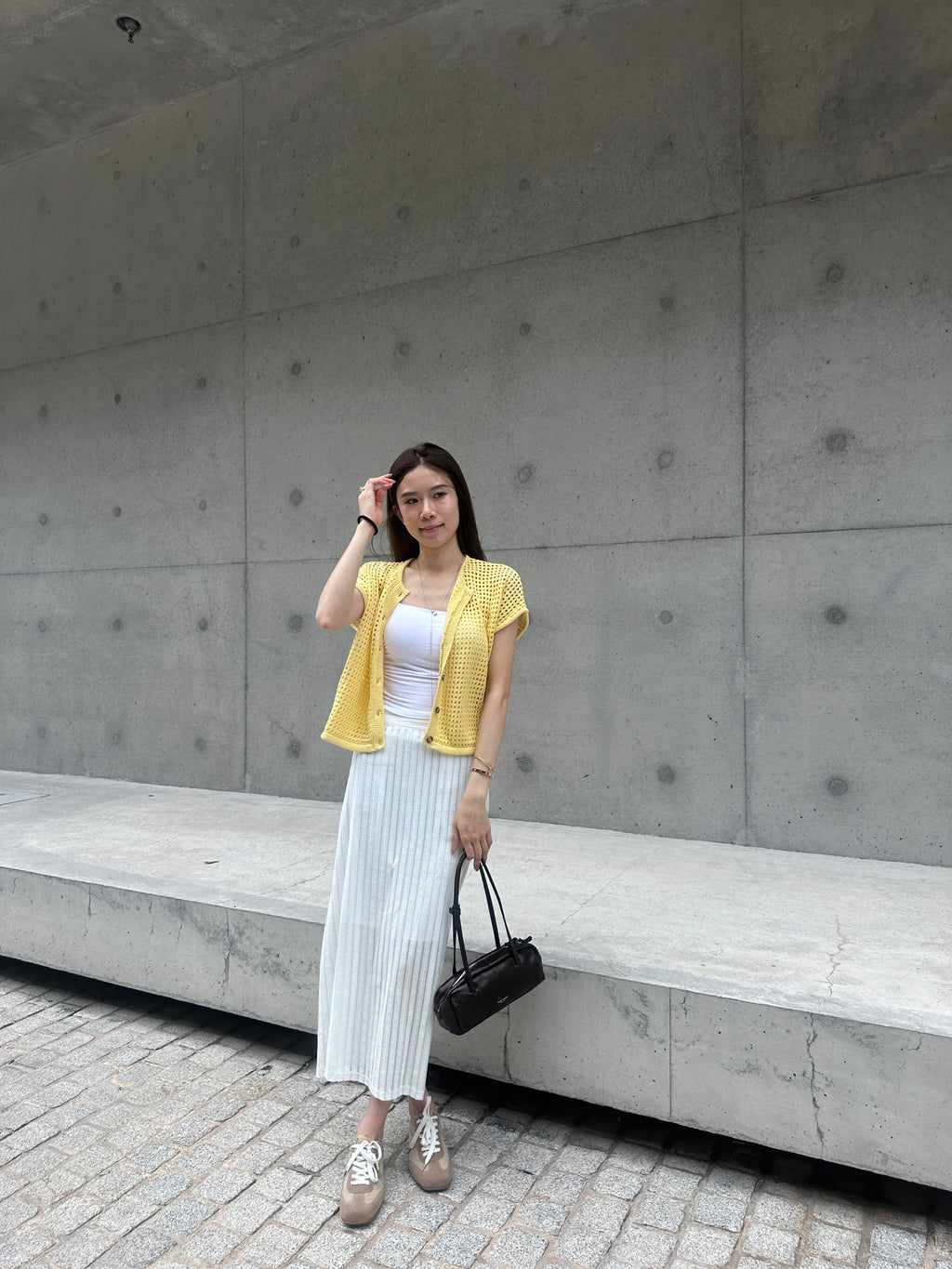 Knitted T Hole Cardigan