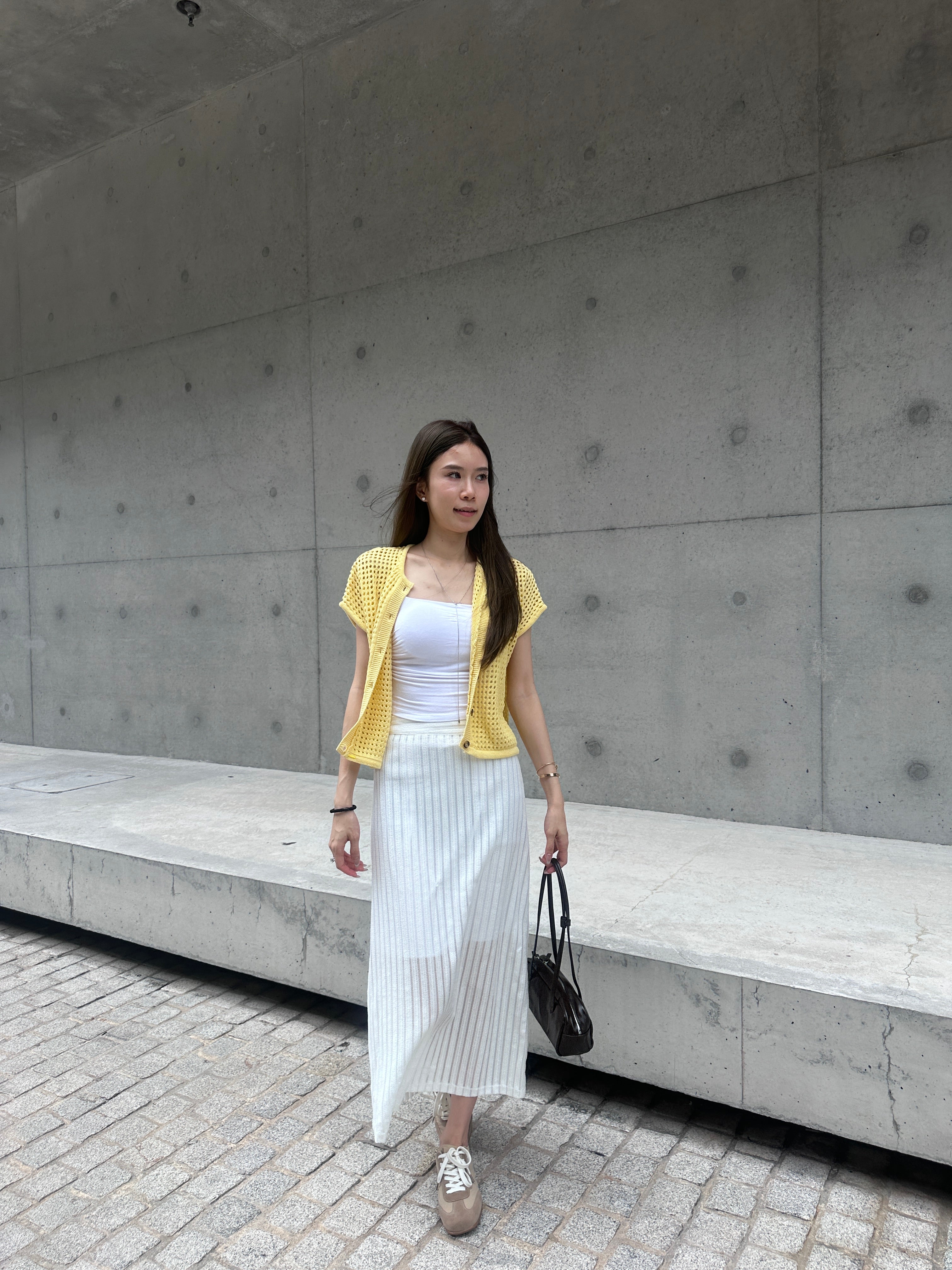 Knitted T Hole Cardigan