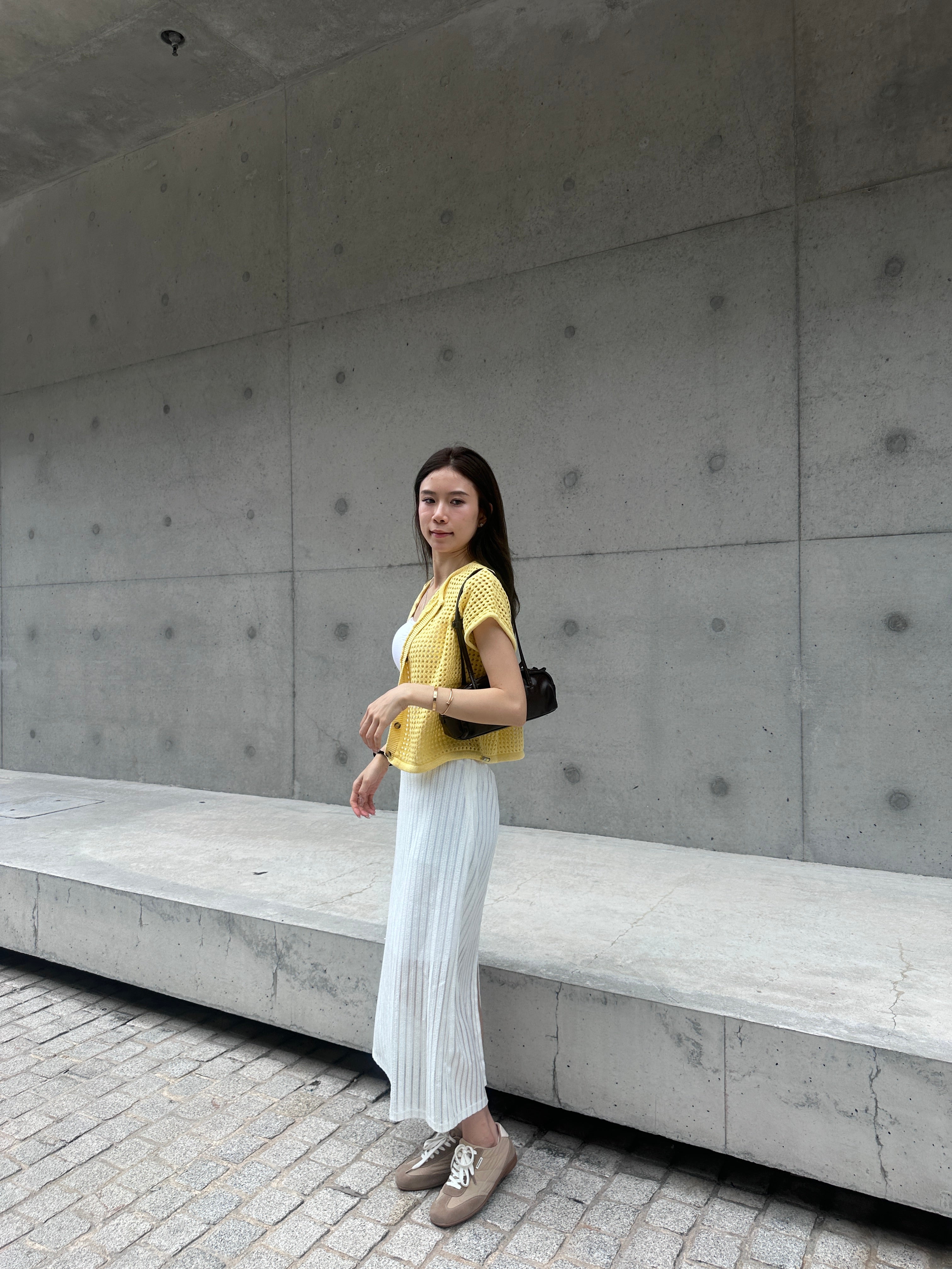 Knitted T Hole Cardigan