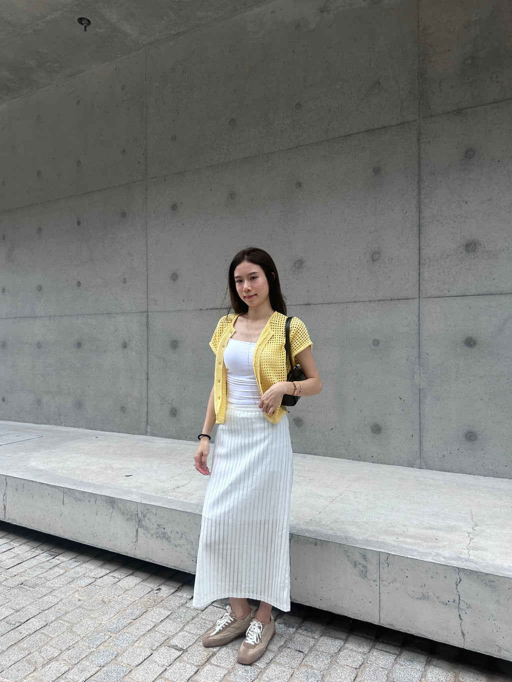 Knitted T Hole Cardigan