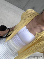 Knitted T Hole Cardigan
